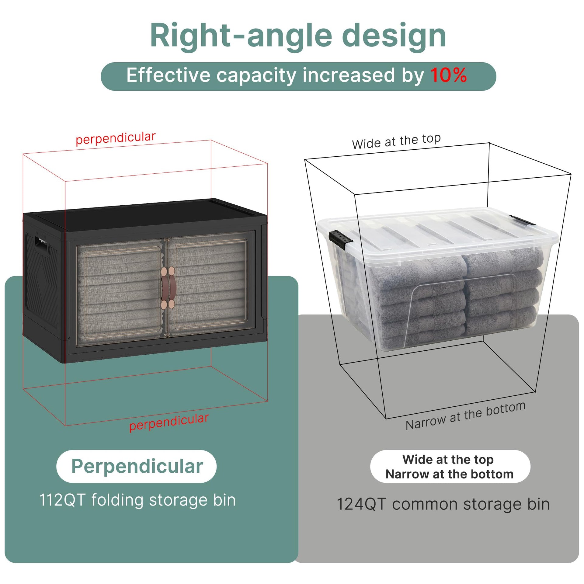 336QT Lockable Storage Bins with Lids