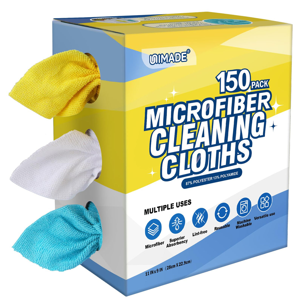 Microfiber Cleaning Cloth (150 Count)