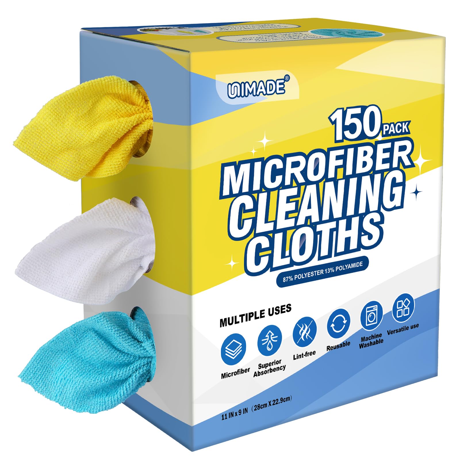Microfiber Cleaning Cloth (150 Count)