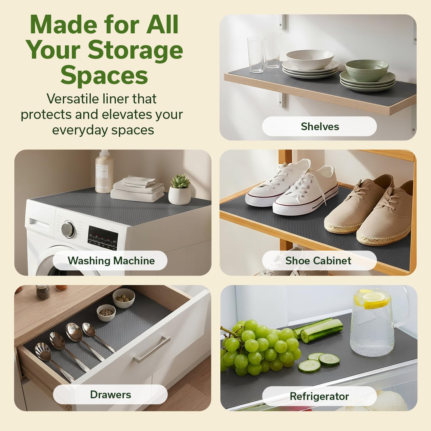 Shelf Liner Cabinet Liner Non (48.68 Sq Ft)