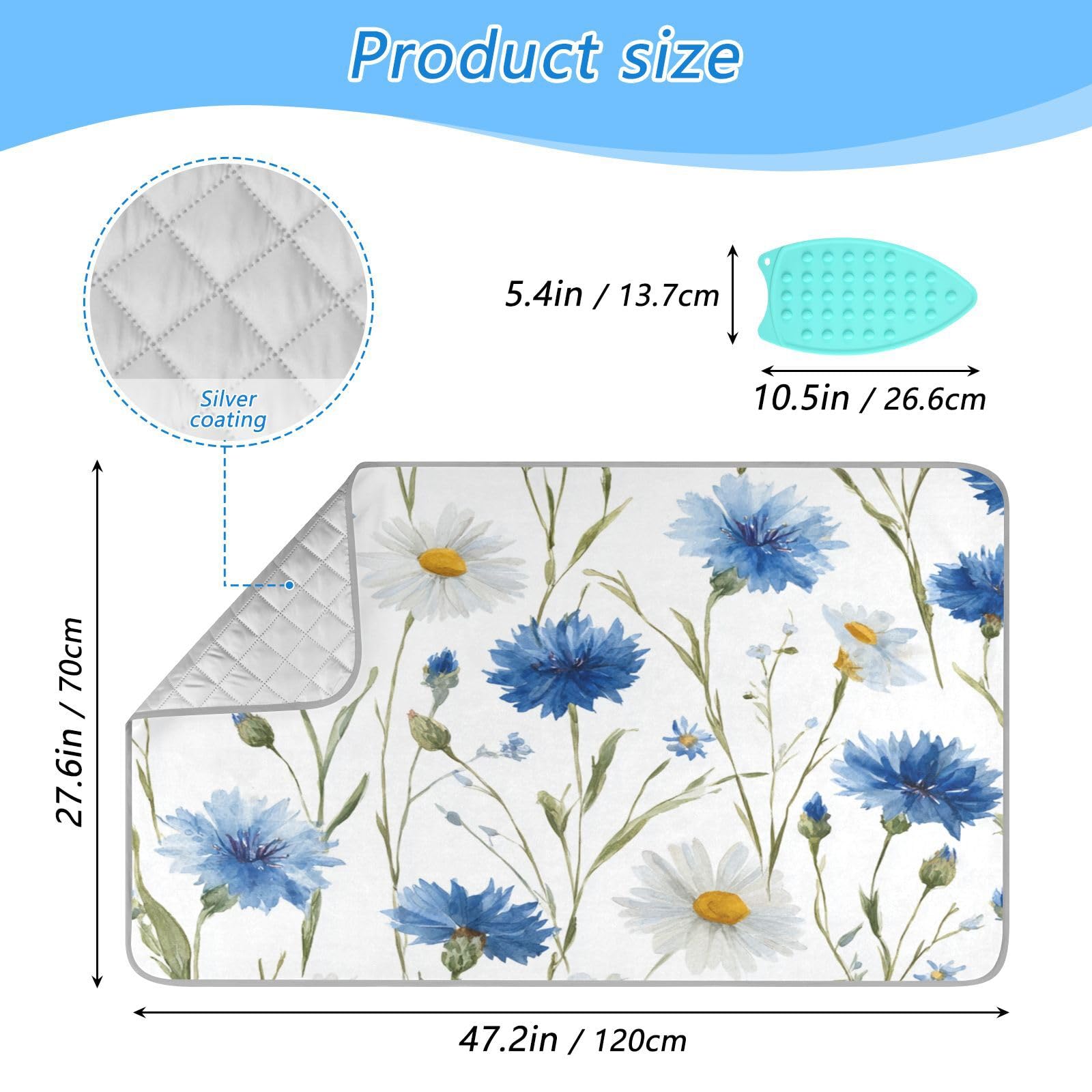 Ironing Mat Thickened Ironing Blanket Travel Portable Double