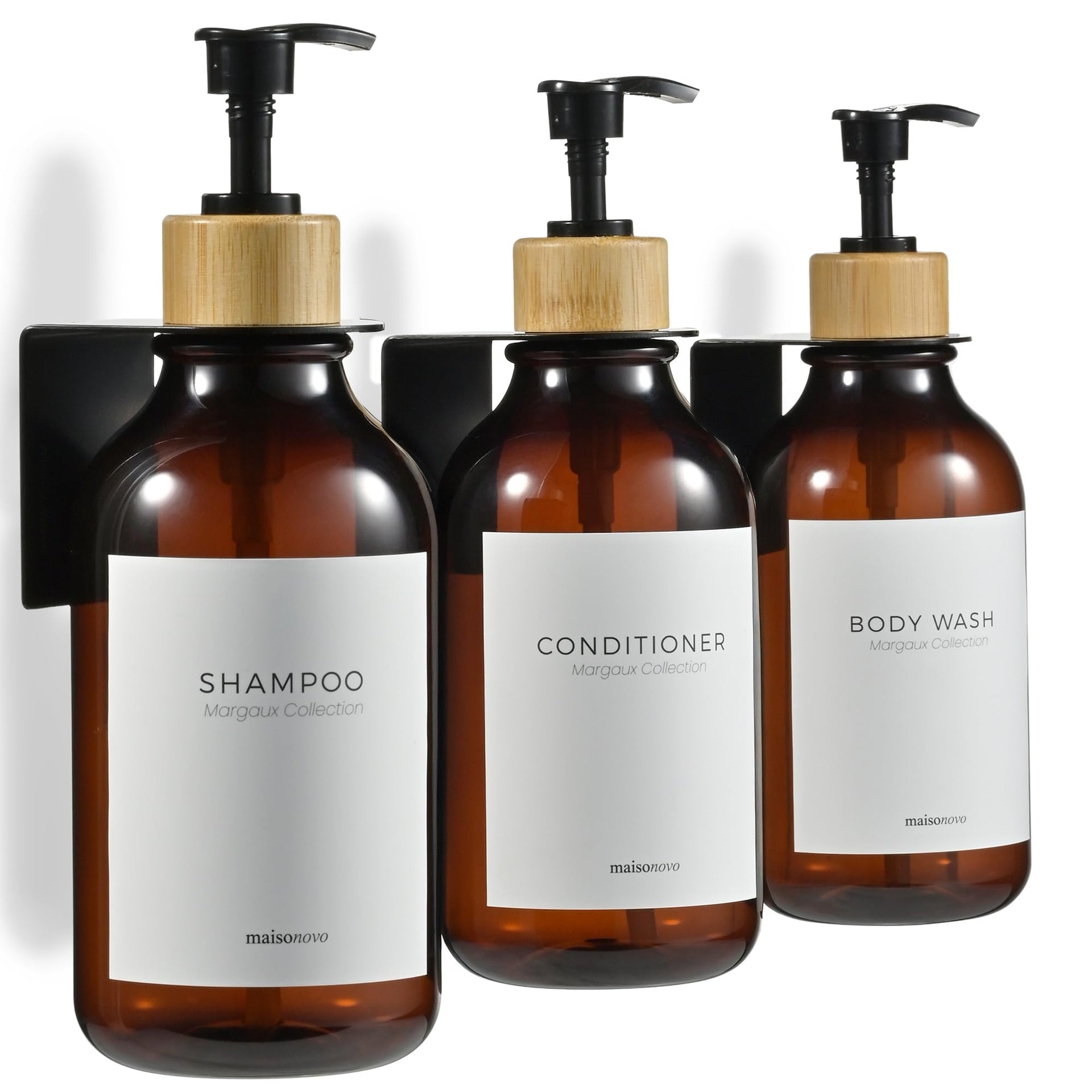 Shampoo and Conditioner Dispenser (3 Count)