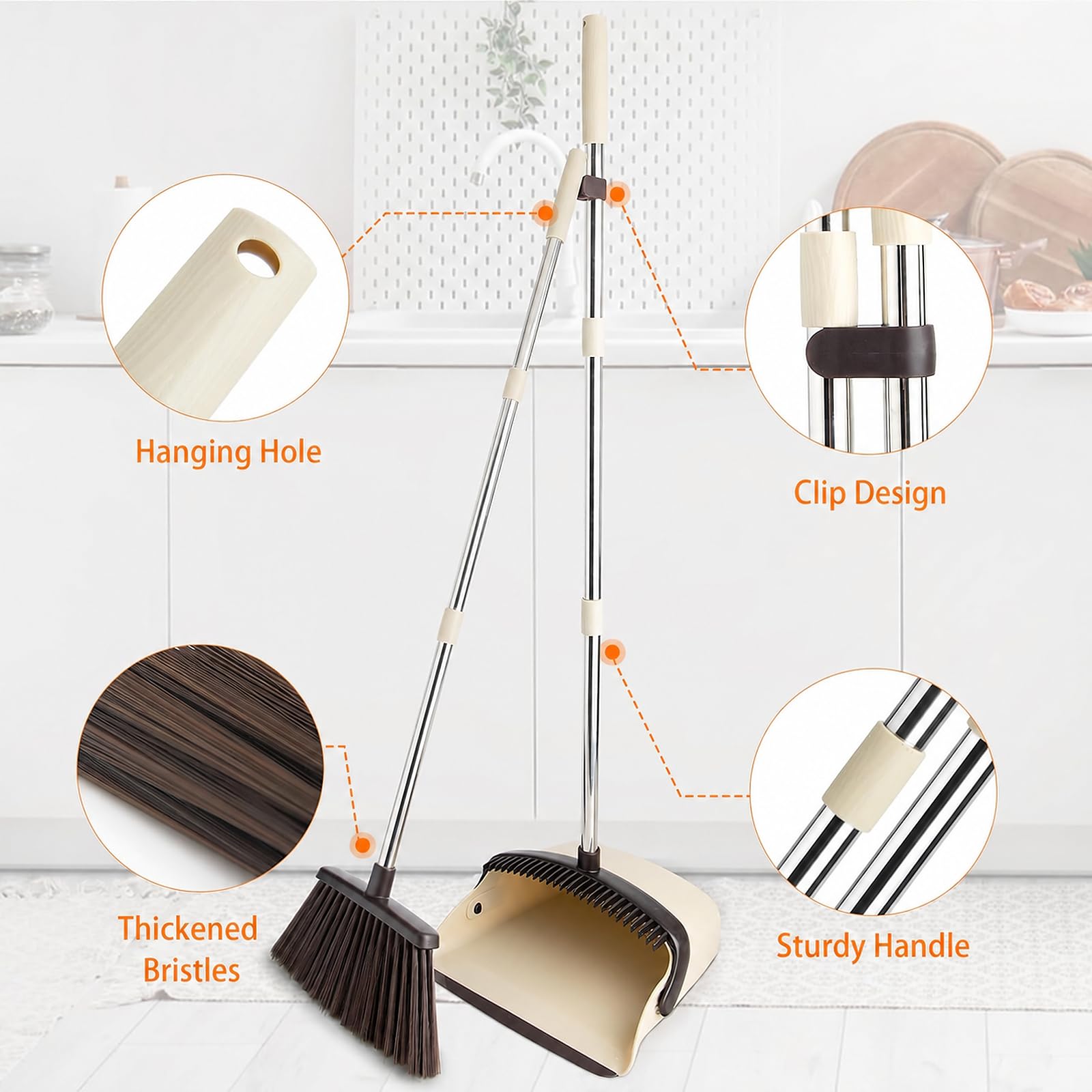 Broom and Dustpan Set
