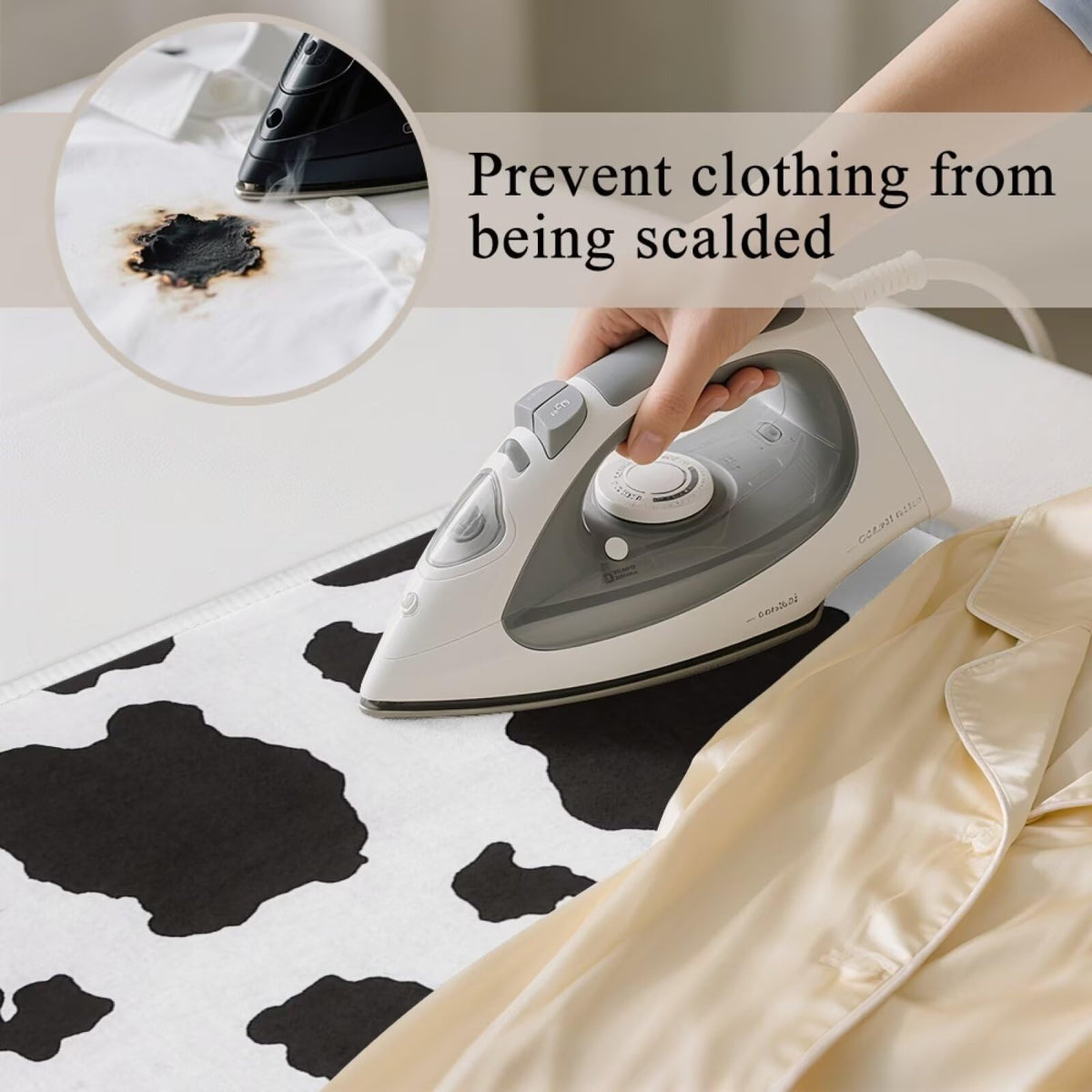 Cow Print Ironing Mat Portable Ironing Pad