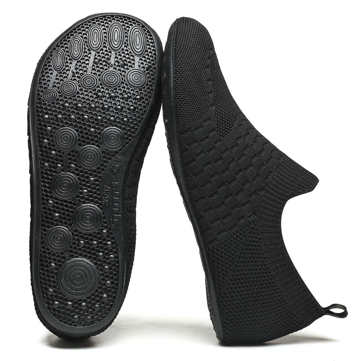 Adult Indoor House Slippers Socks Travel Lightweight Comfort Non Slip Grip House Floor Home Shoes for Women Men