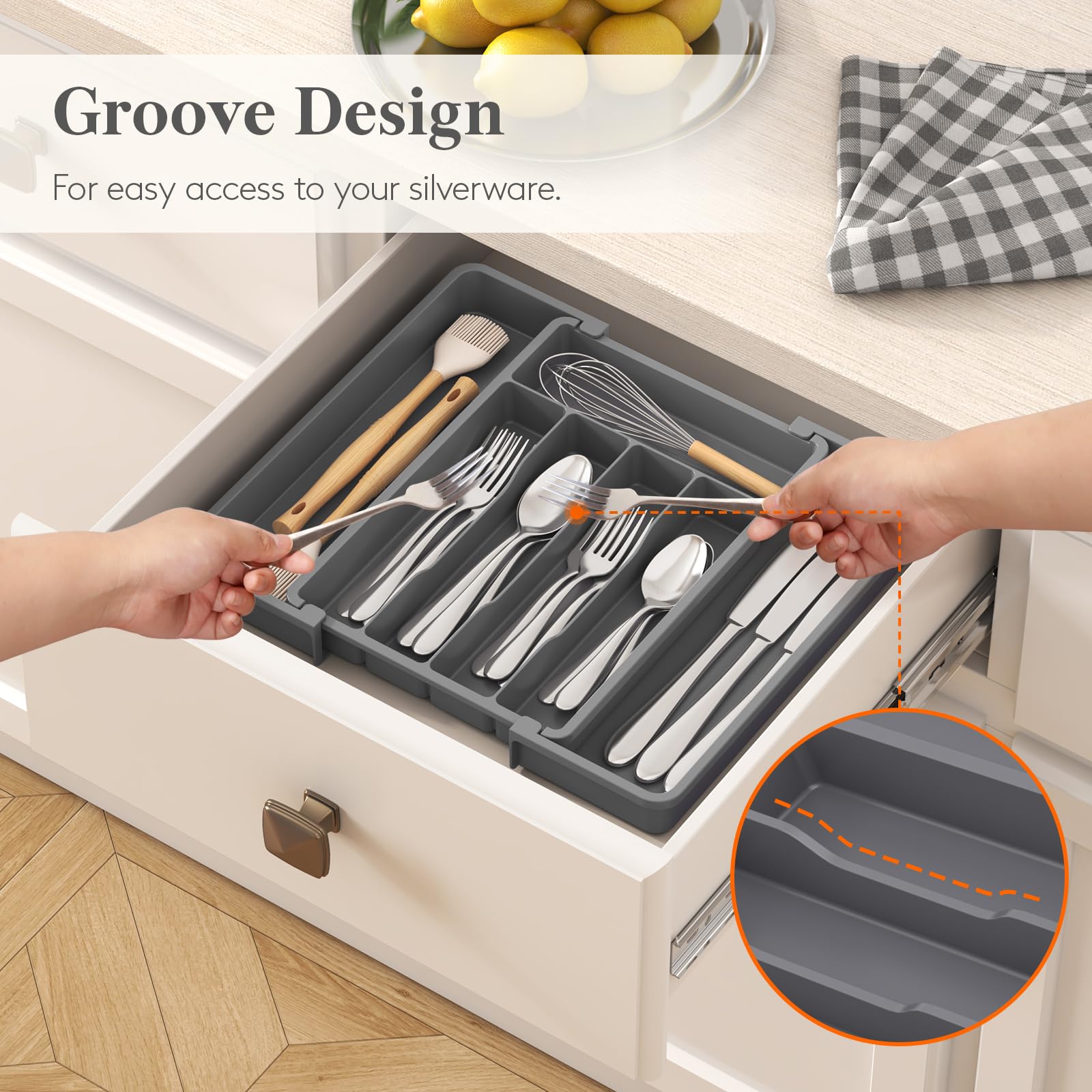 Silverware Drawer Organizer