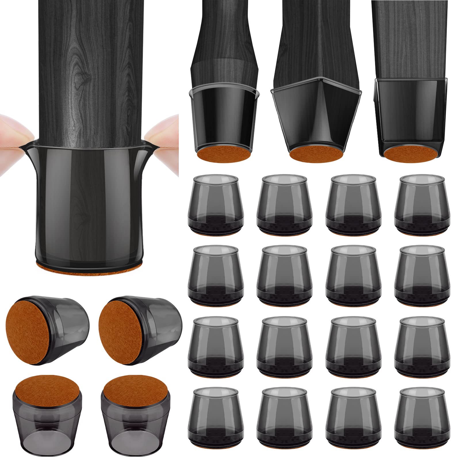 Silicone Chair Leg Floor Protectors
