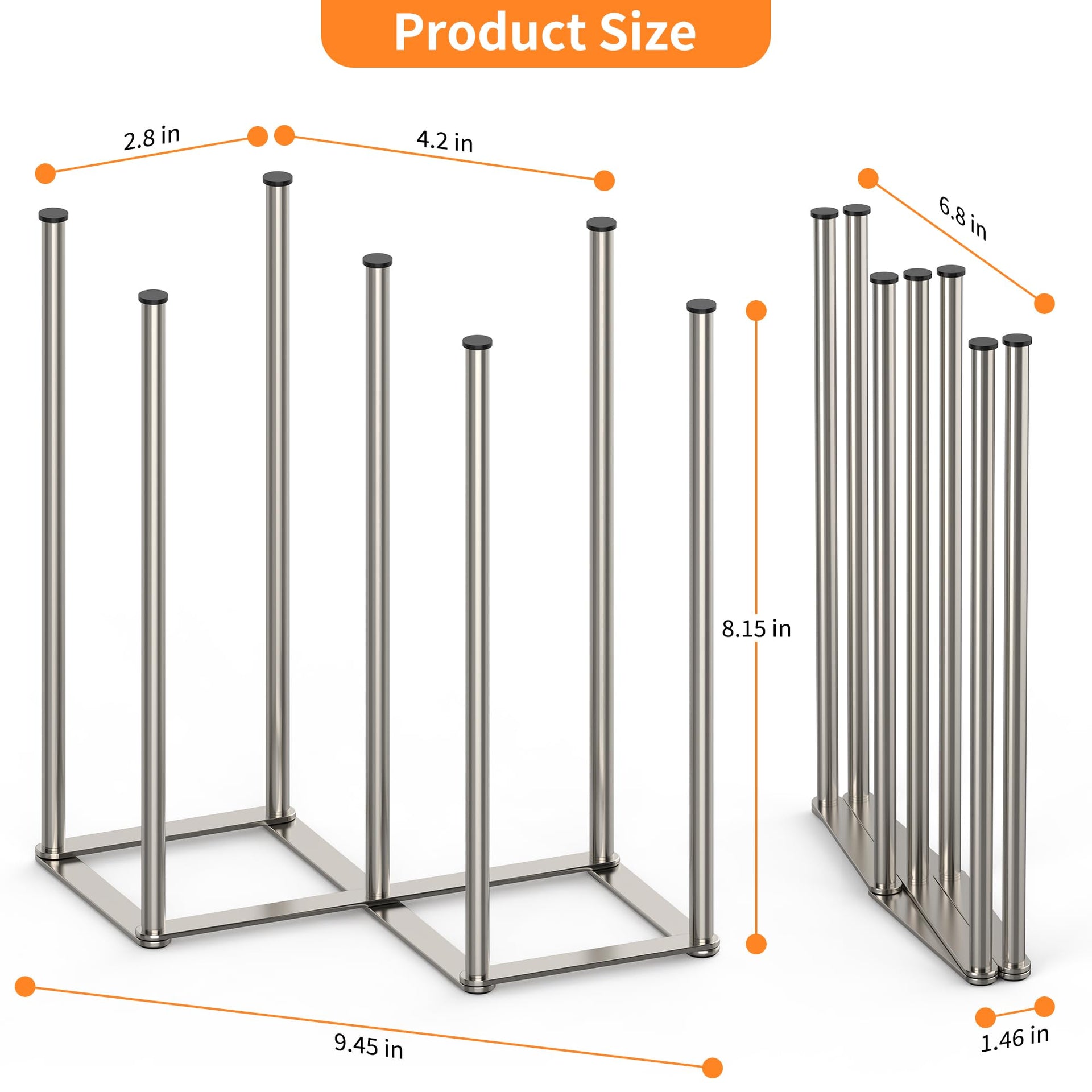 Foldable Bottle Drying Rack (19.36 Ounce)
