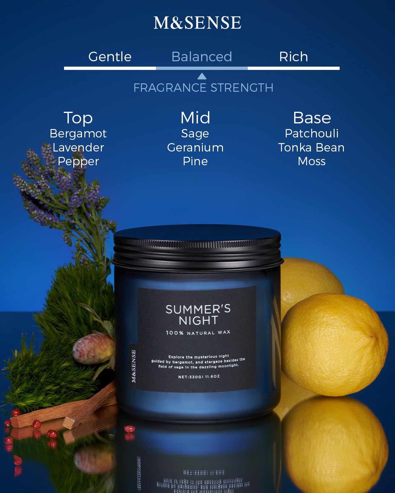 Summer's Night Home Scented Candles (11.6 Ounce)