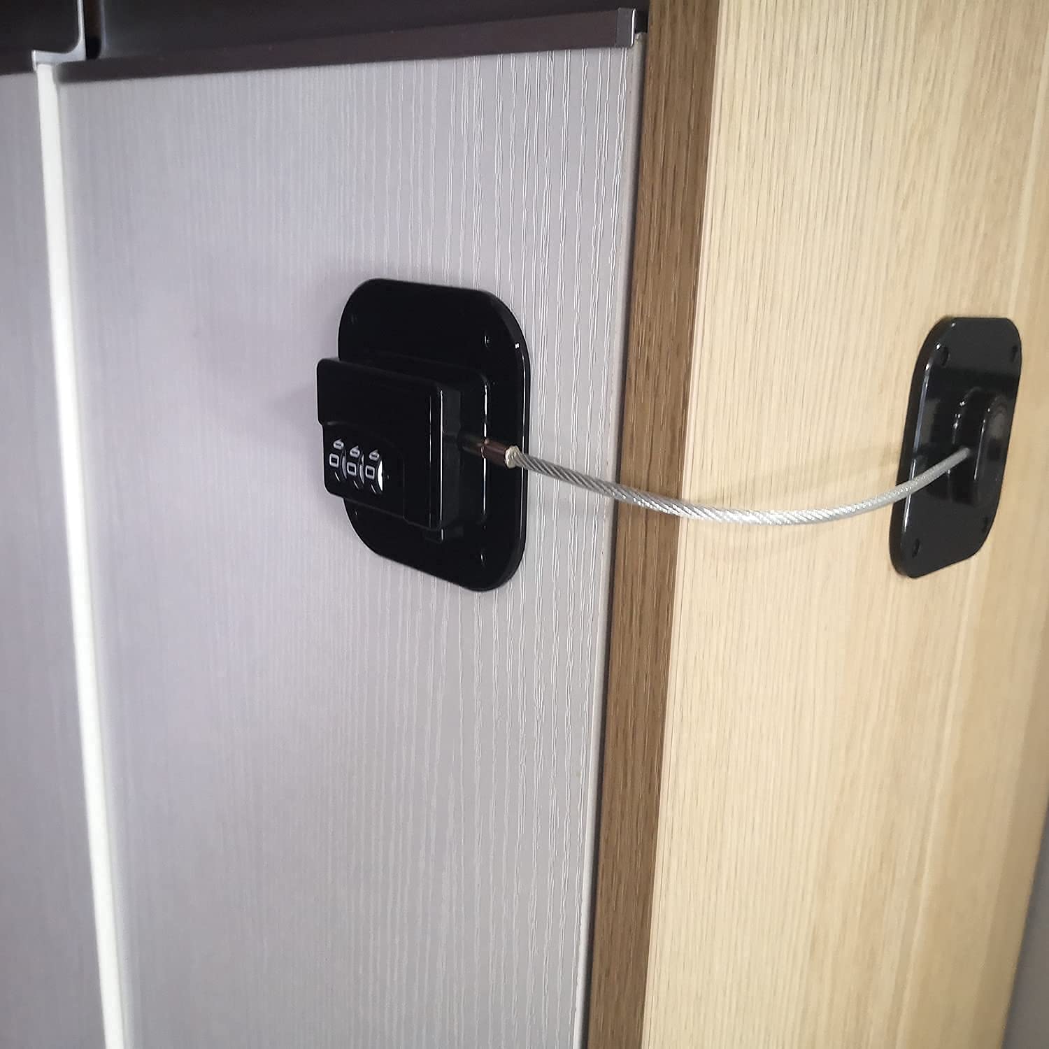 Upgraded Refrigerator Door Lock with Combination for Adults (2 Count)