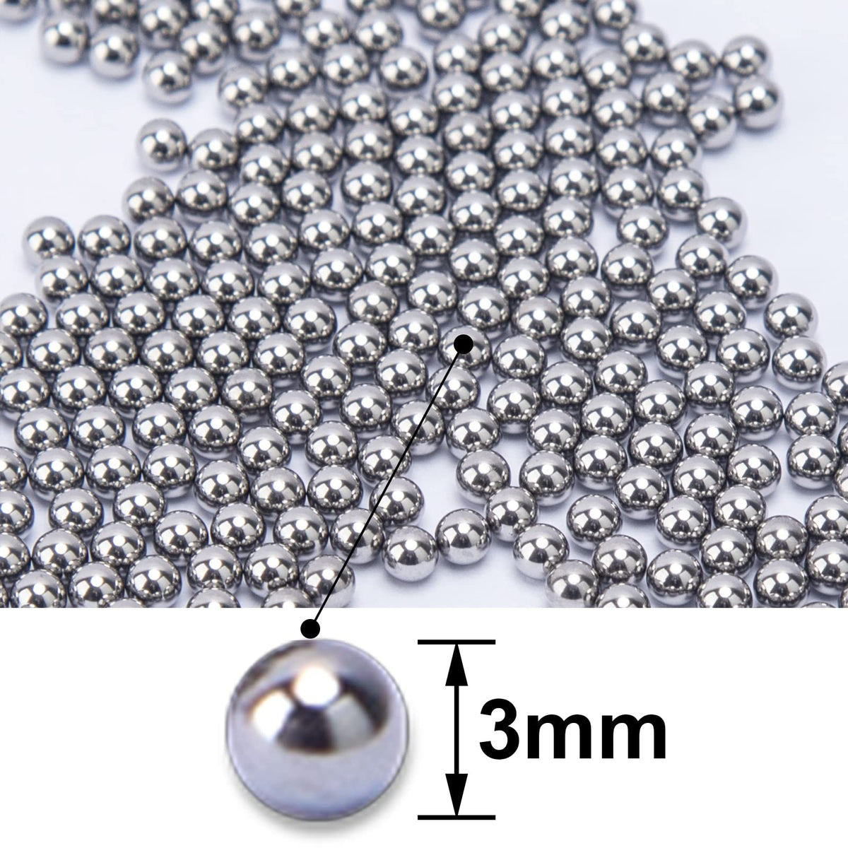 1500 PCS Metal Cleaning Beads Reusable Decanter Beads for Glass Bottles (1500 Count)