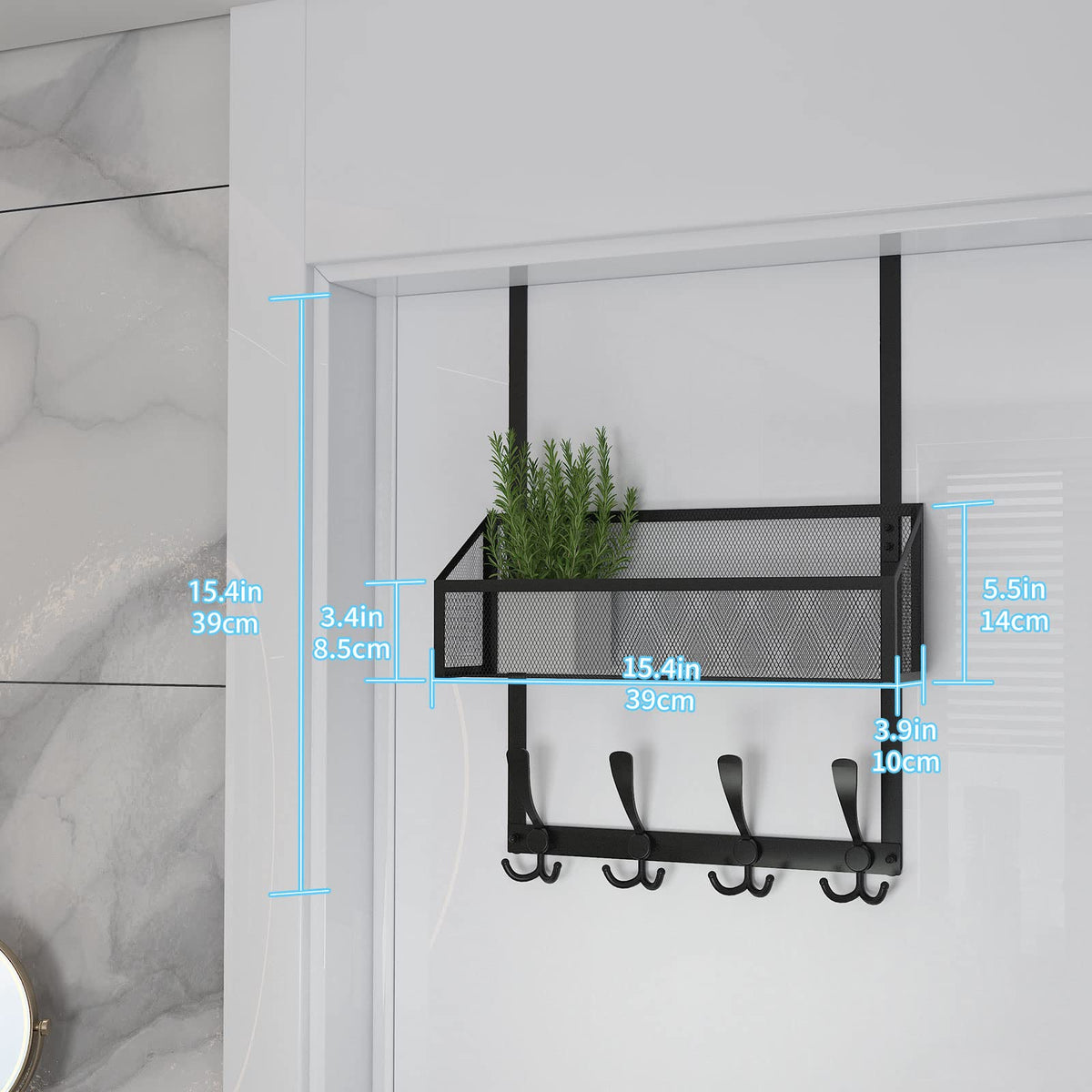 Over The Door Hooks Organizer