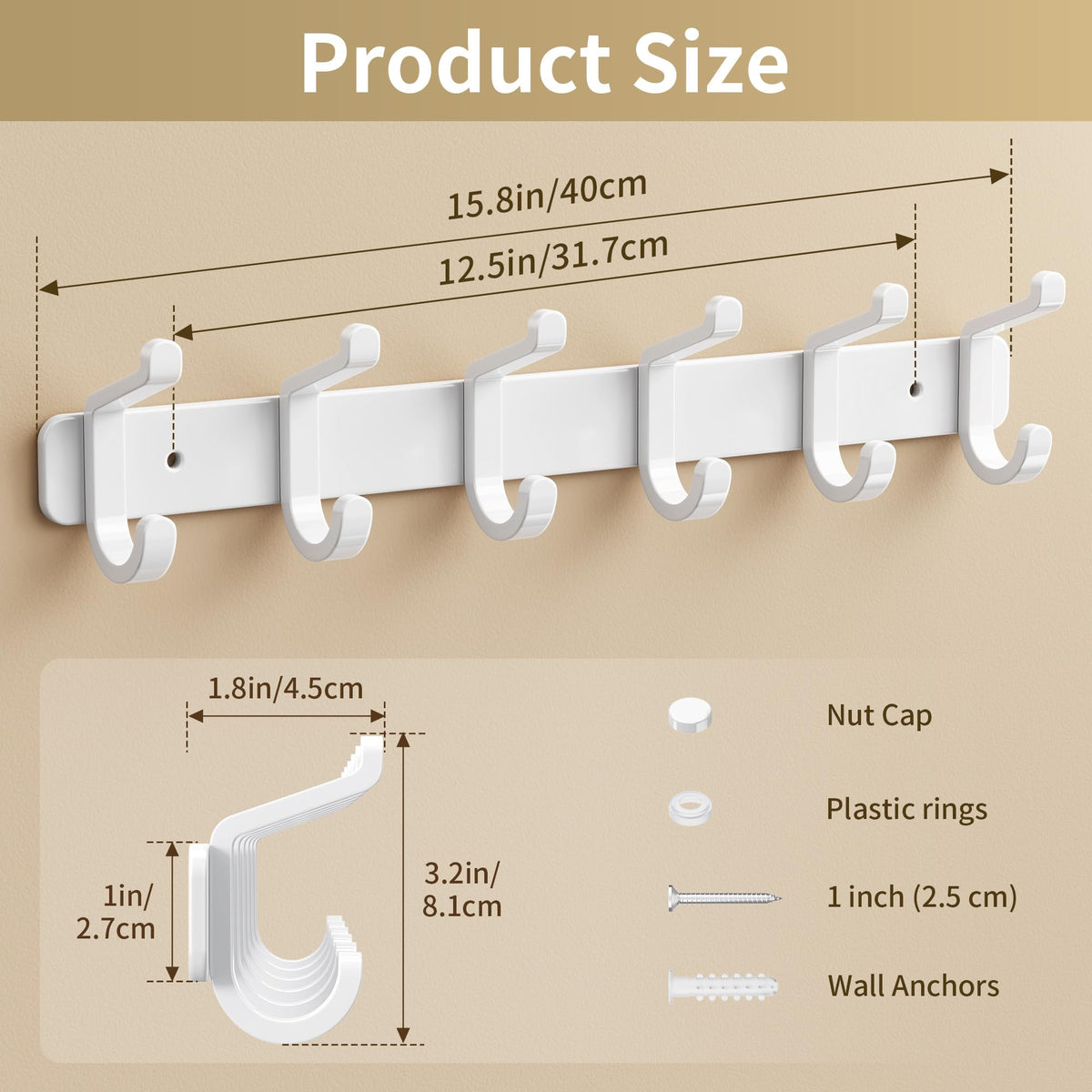 Coat Rack Wall Mounted Heavy
