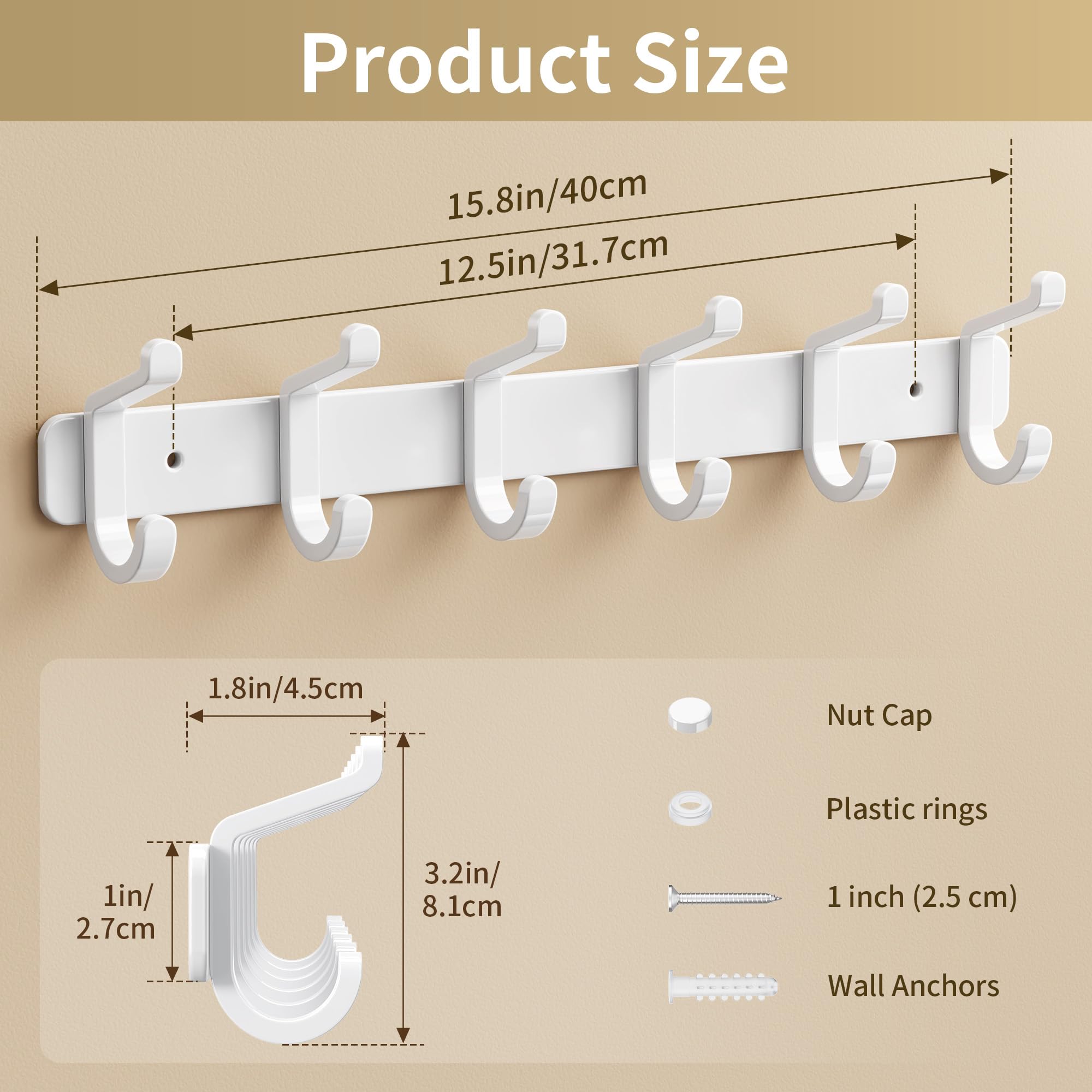Coat Rack Wall Mounted Heavy