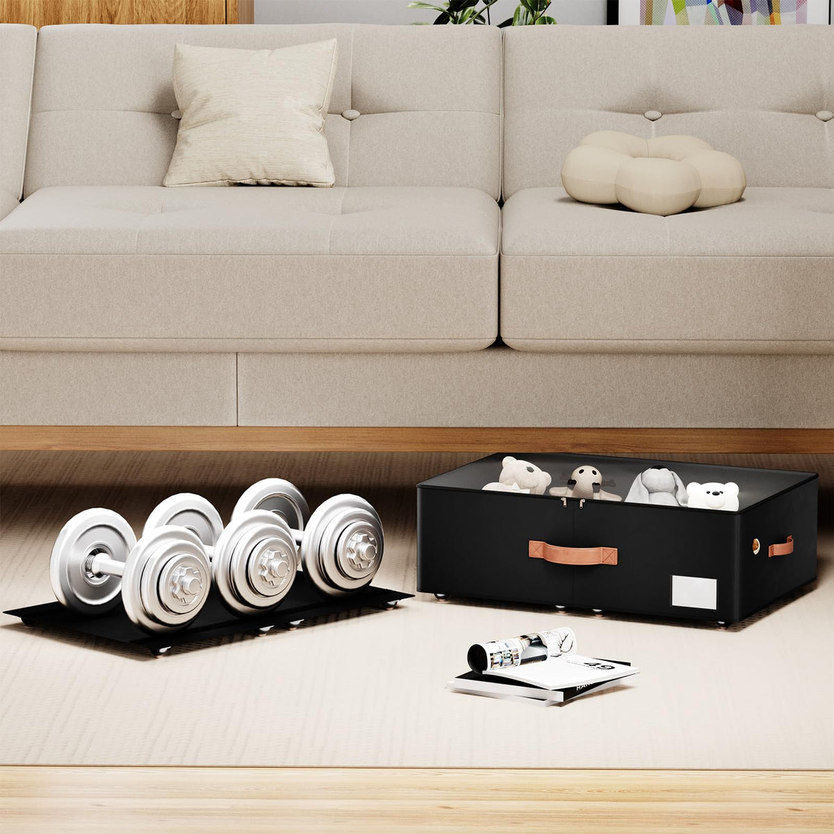 Underbed Storage With Wheels (2 Count)