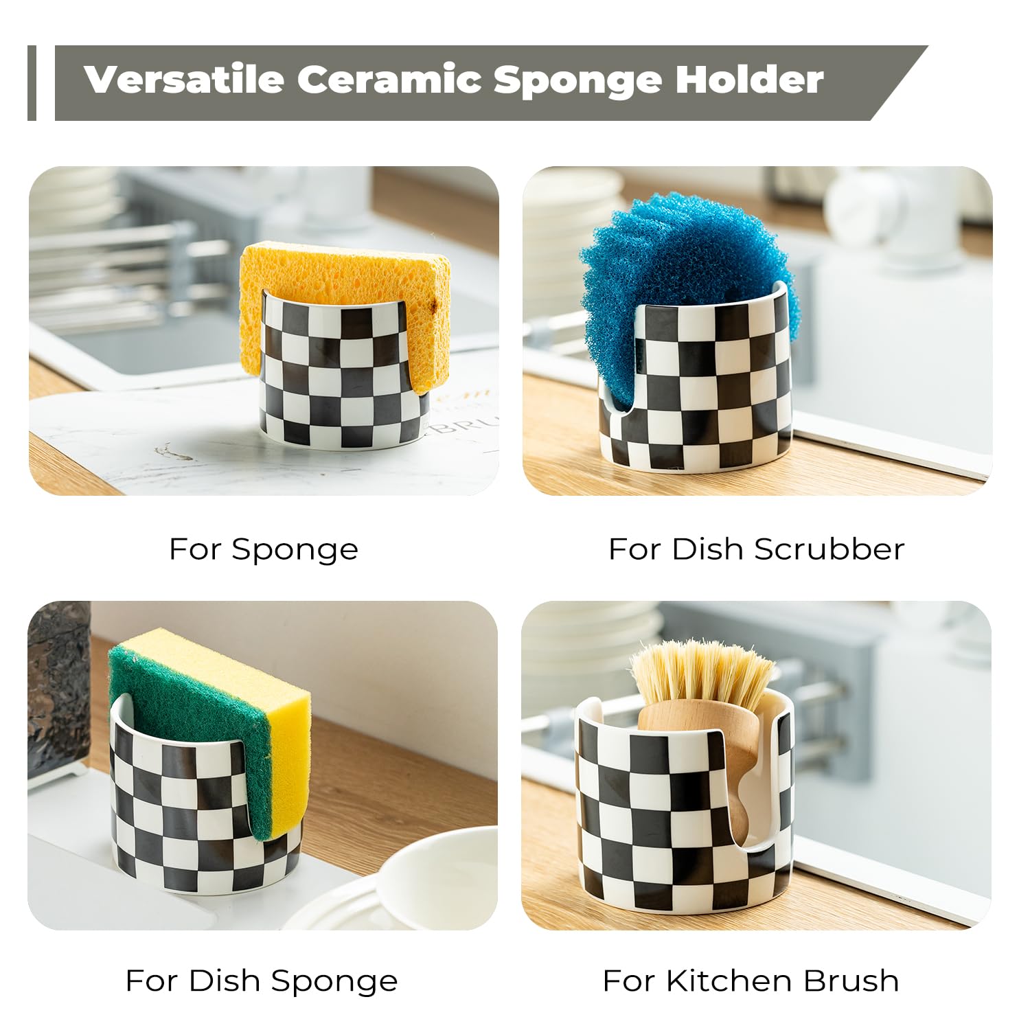 Sponge Holder for Kitchen Sink