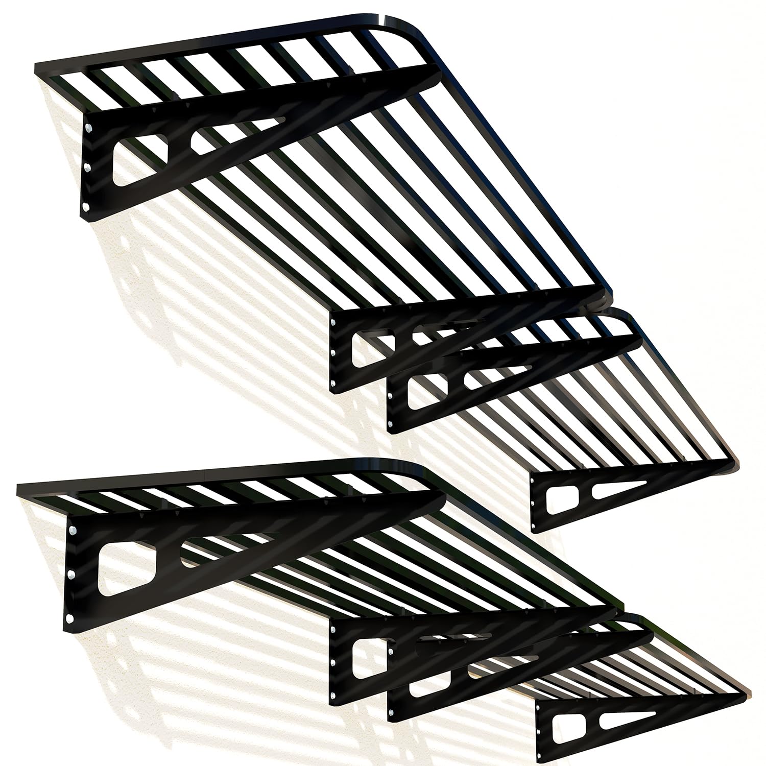 Garage Shelving Wall Mounted (4 Count)
