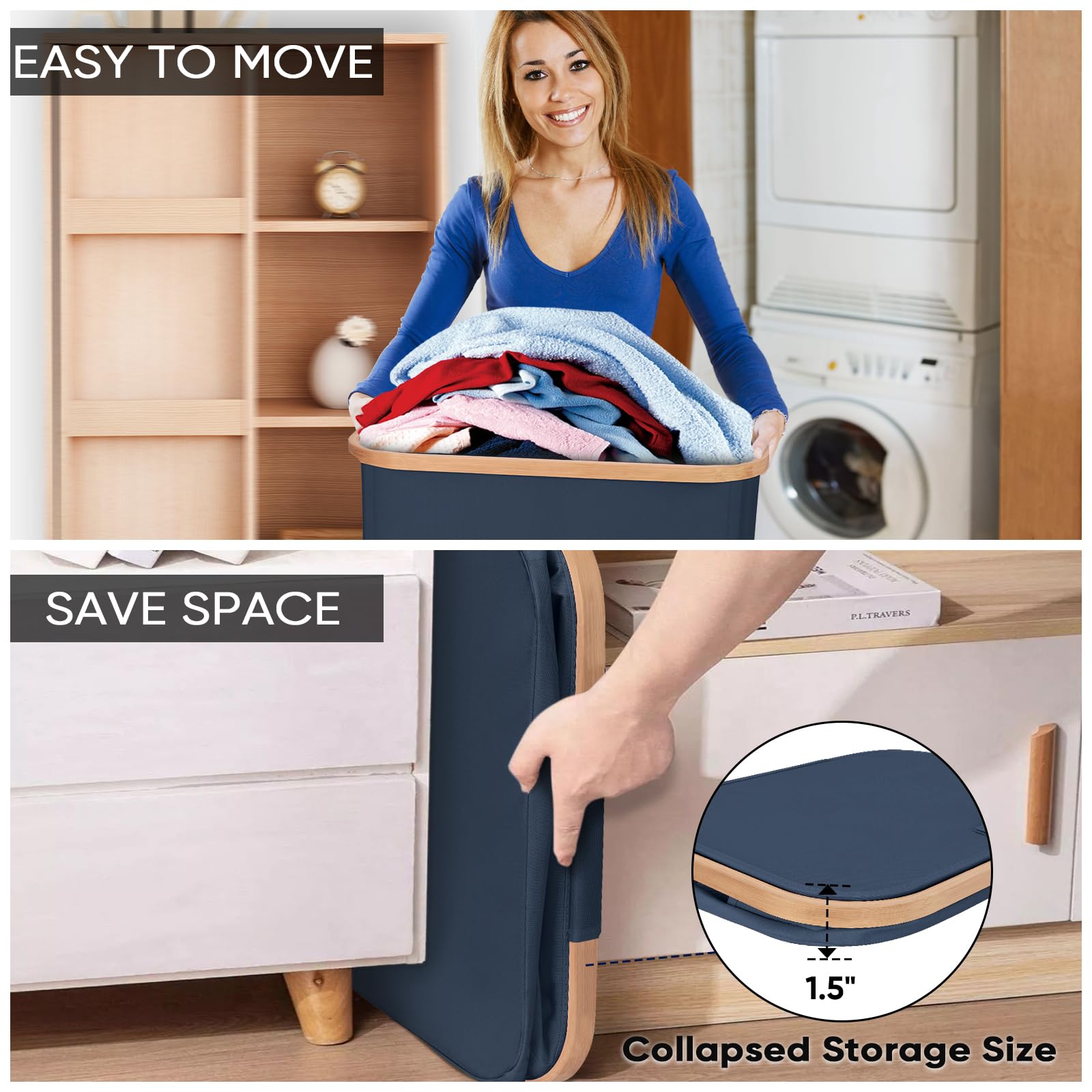 Laundry Hamper with Lid