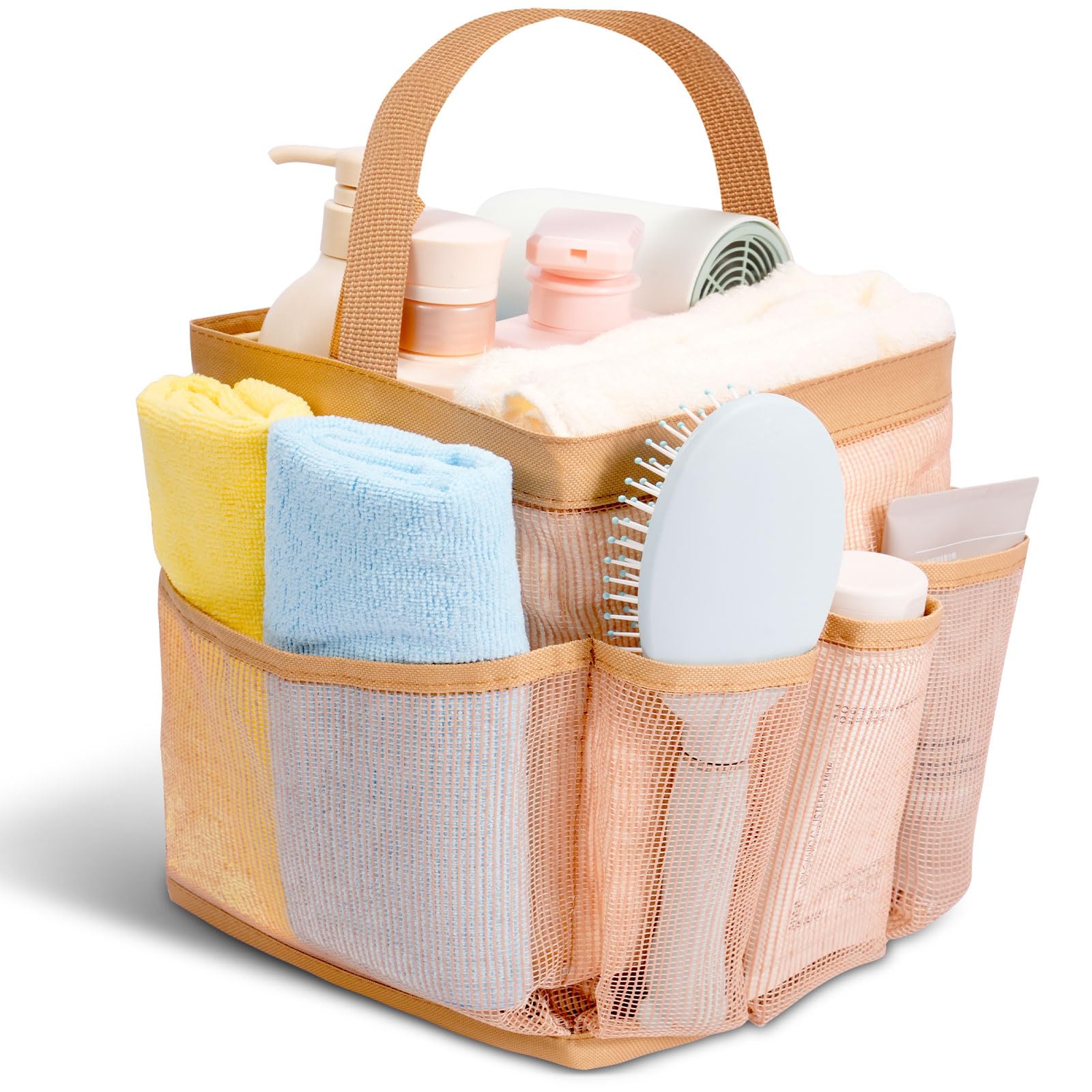Shower Caddy for College Dorm Room Essentials for Girls with 9 Pockets