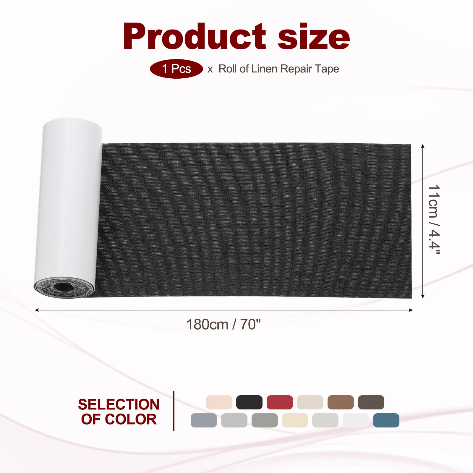 70x4.4 Inch Linen Repair Tape