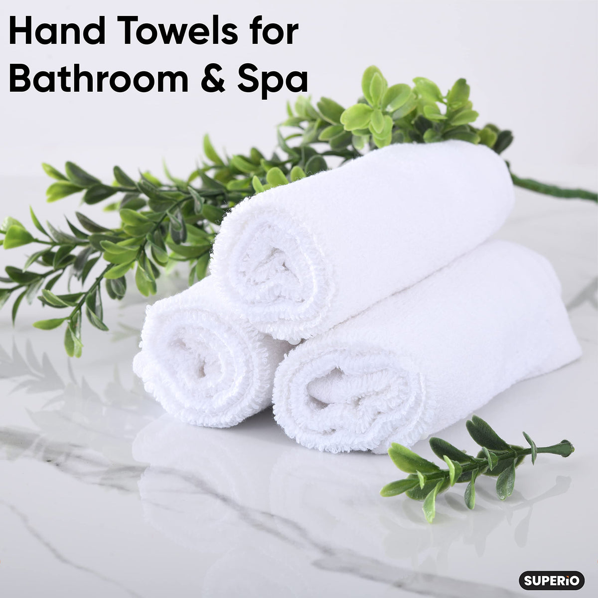 Terry Cloth Rags White Washcloths 100% Cotton 12" Cleaning Cloths (36 Count)