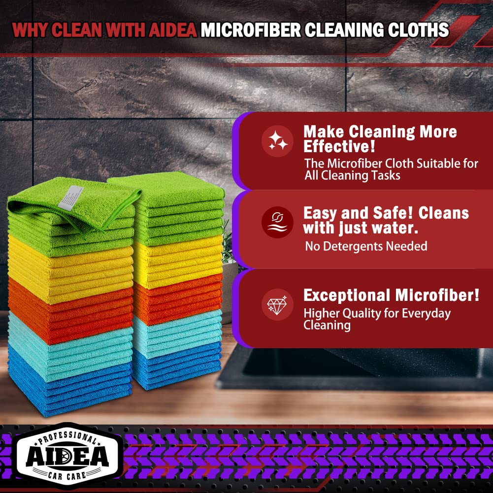 Microfiber Cleaning Cloth (200 Count)