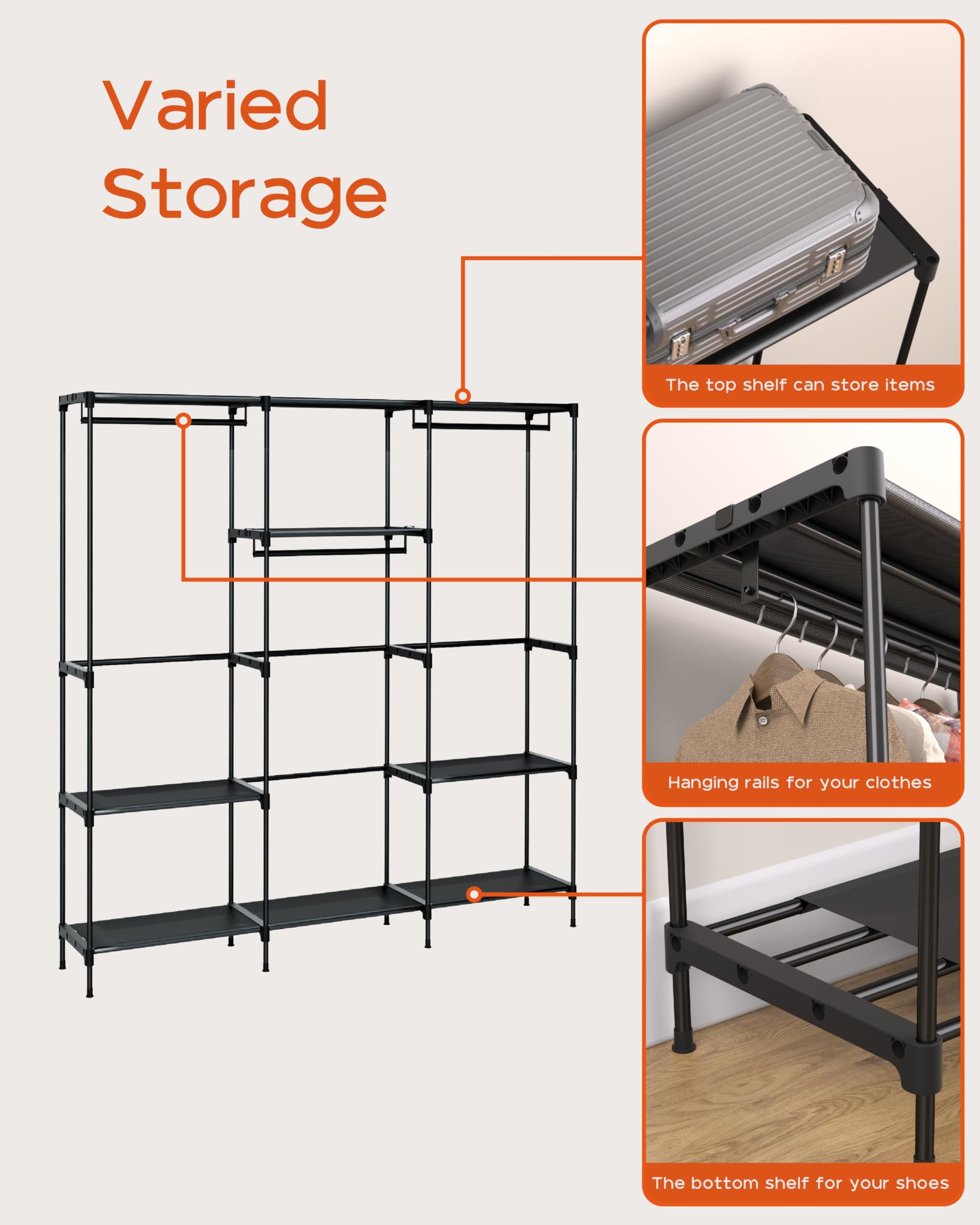 Clothes Rack Portable Closet