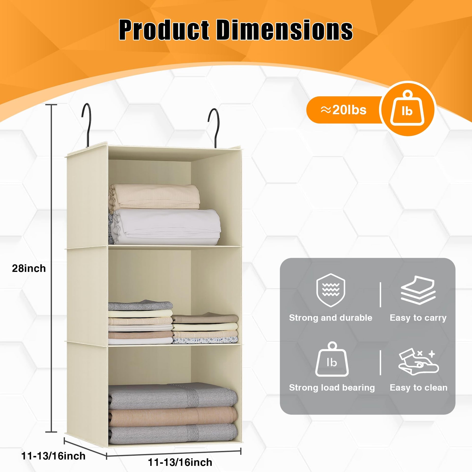 Hanging Closet Organizer 3