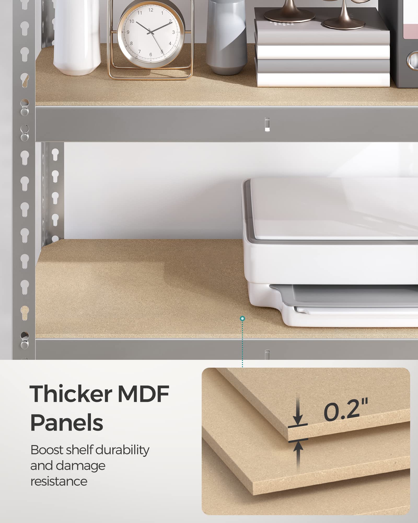 5 Tier Storage Shelves (2 Count)