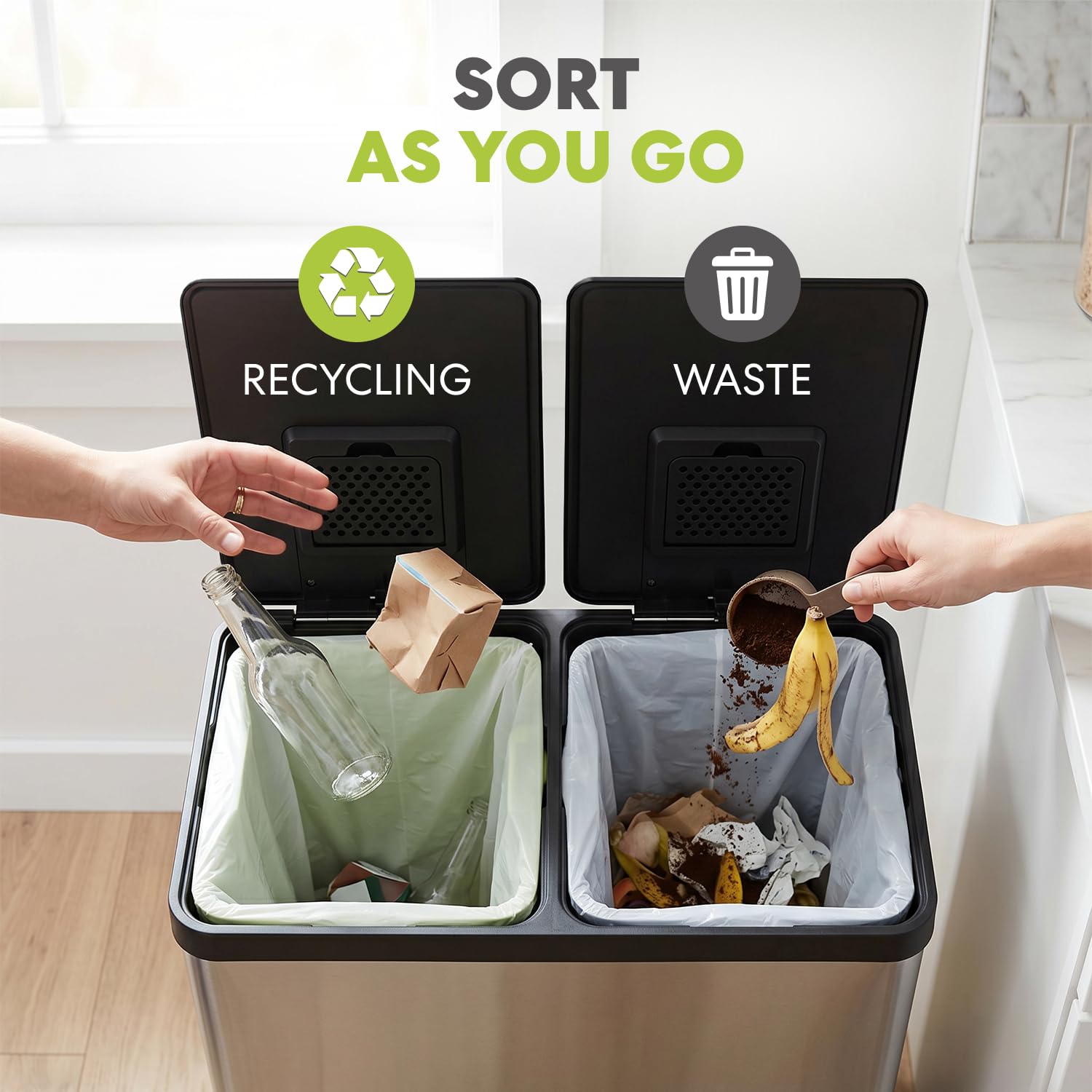 60 Liter 16 Gallon Rectangular Hands