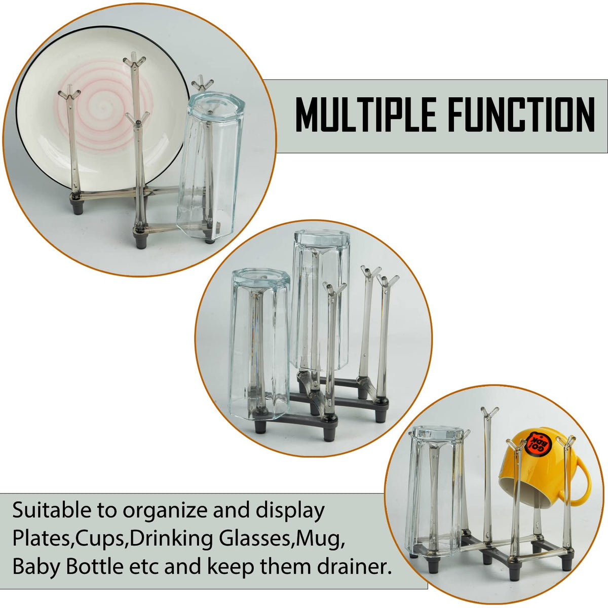 2 Pcs Cup Drying Racks Set (2 Count)