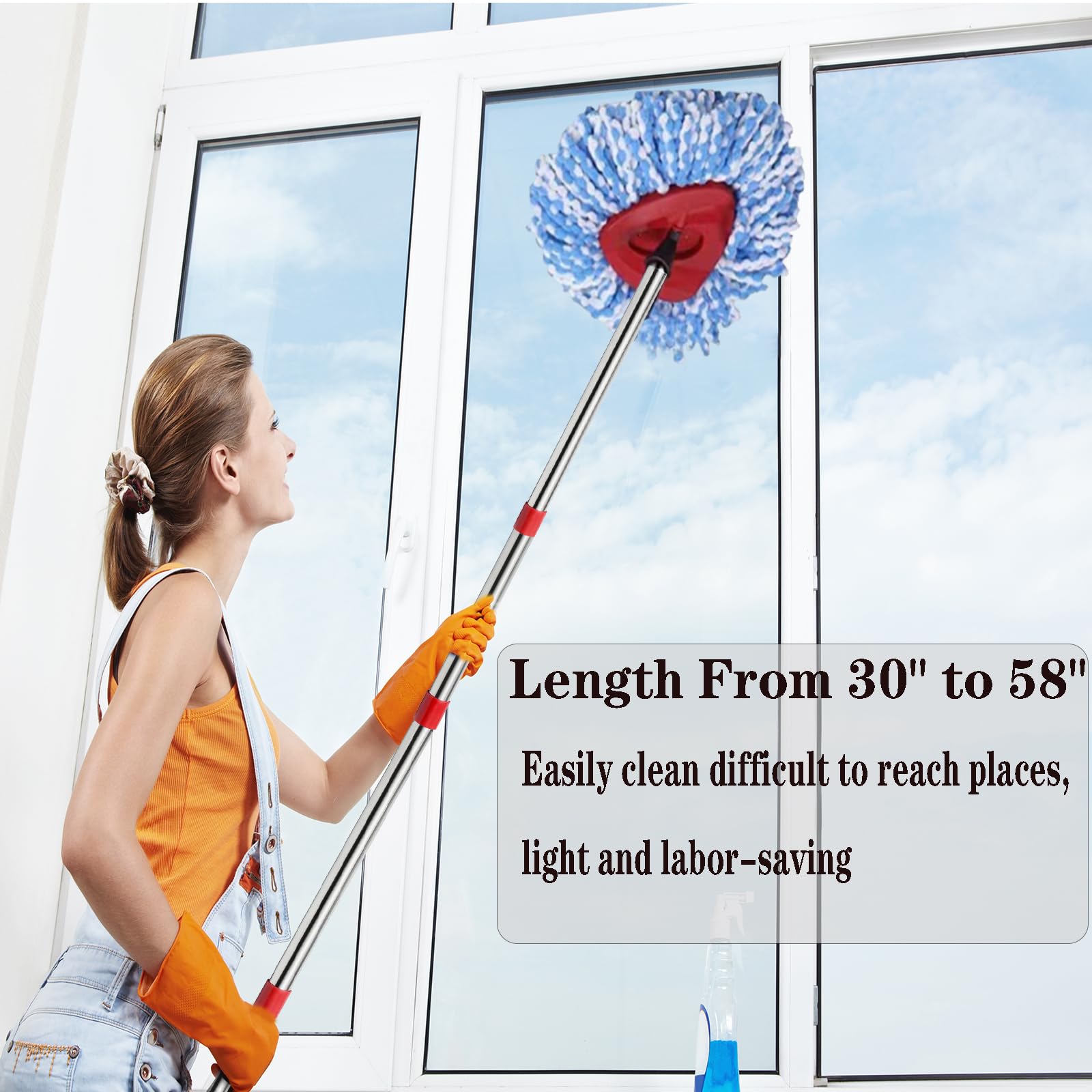 Spin Mop Replacement Handle