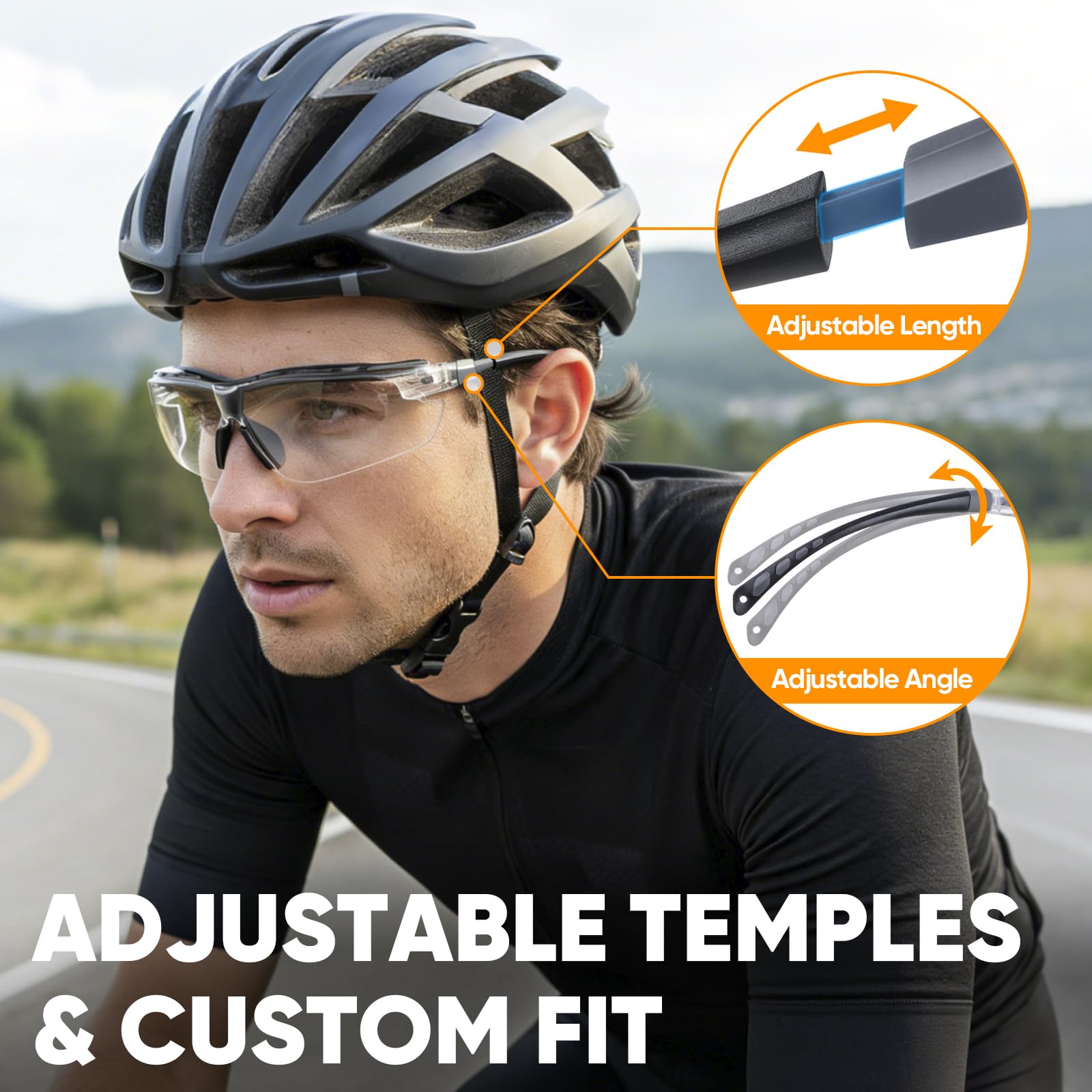 3PK Anti Fog Safety Glasses for Men & Women (3 Count)