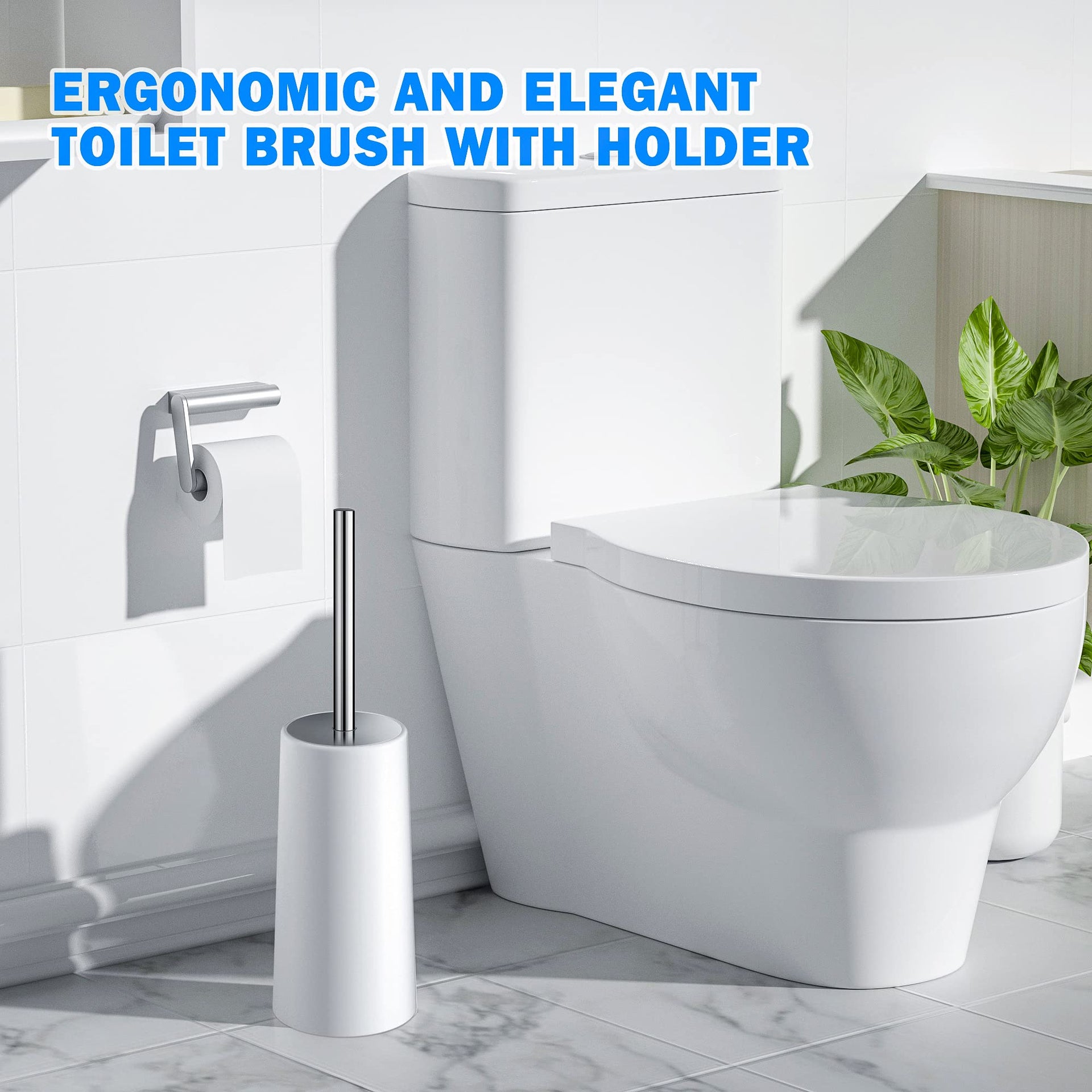 Toilet Brush and Holder (2 Count)