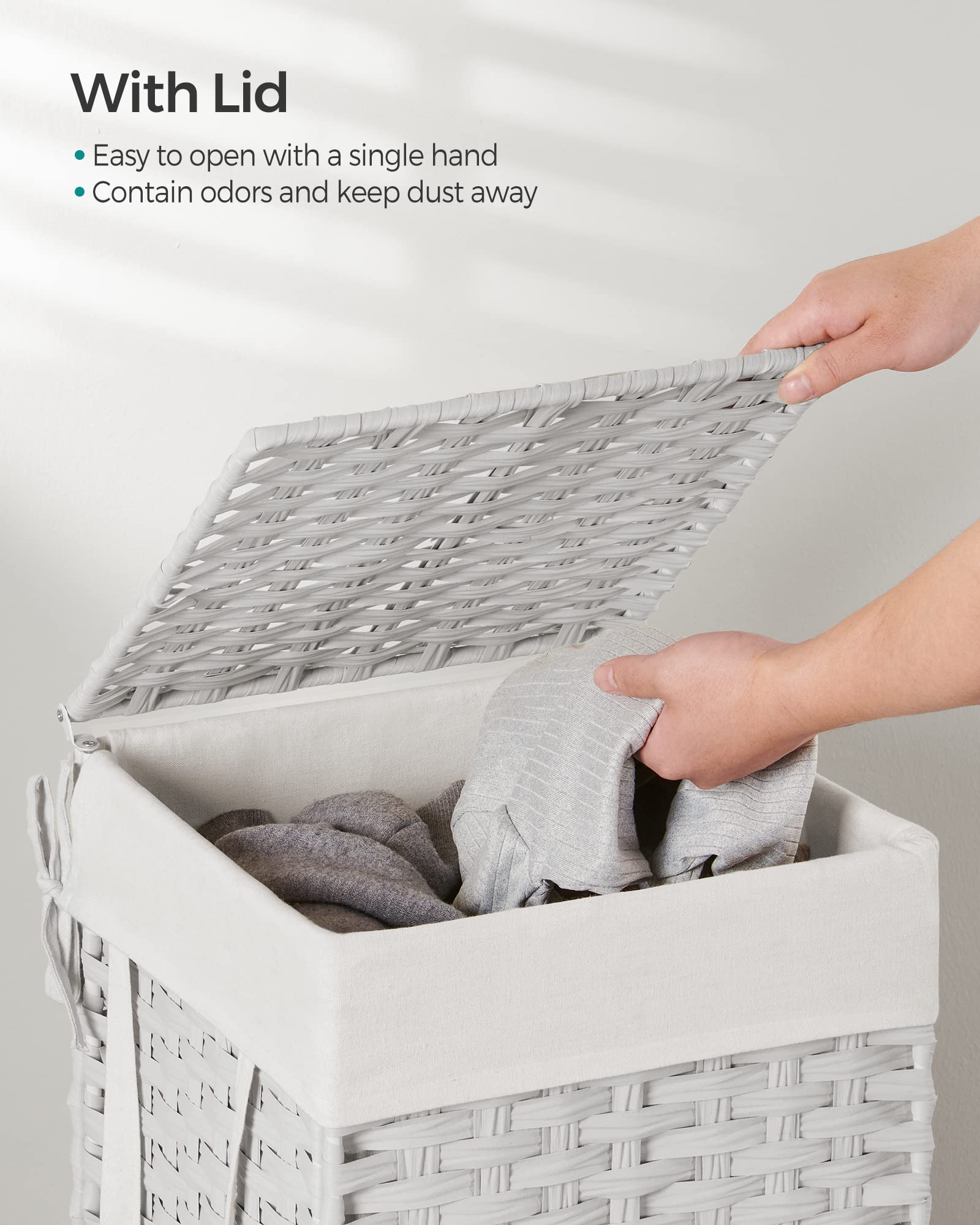Laundry Hamper with Lid