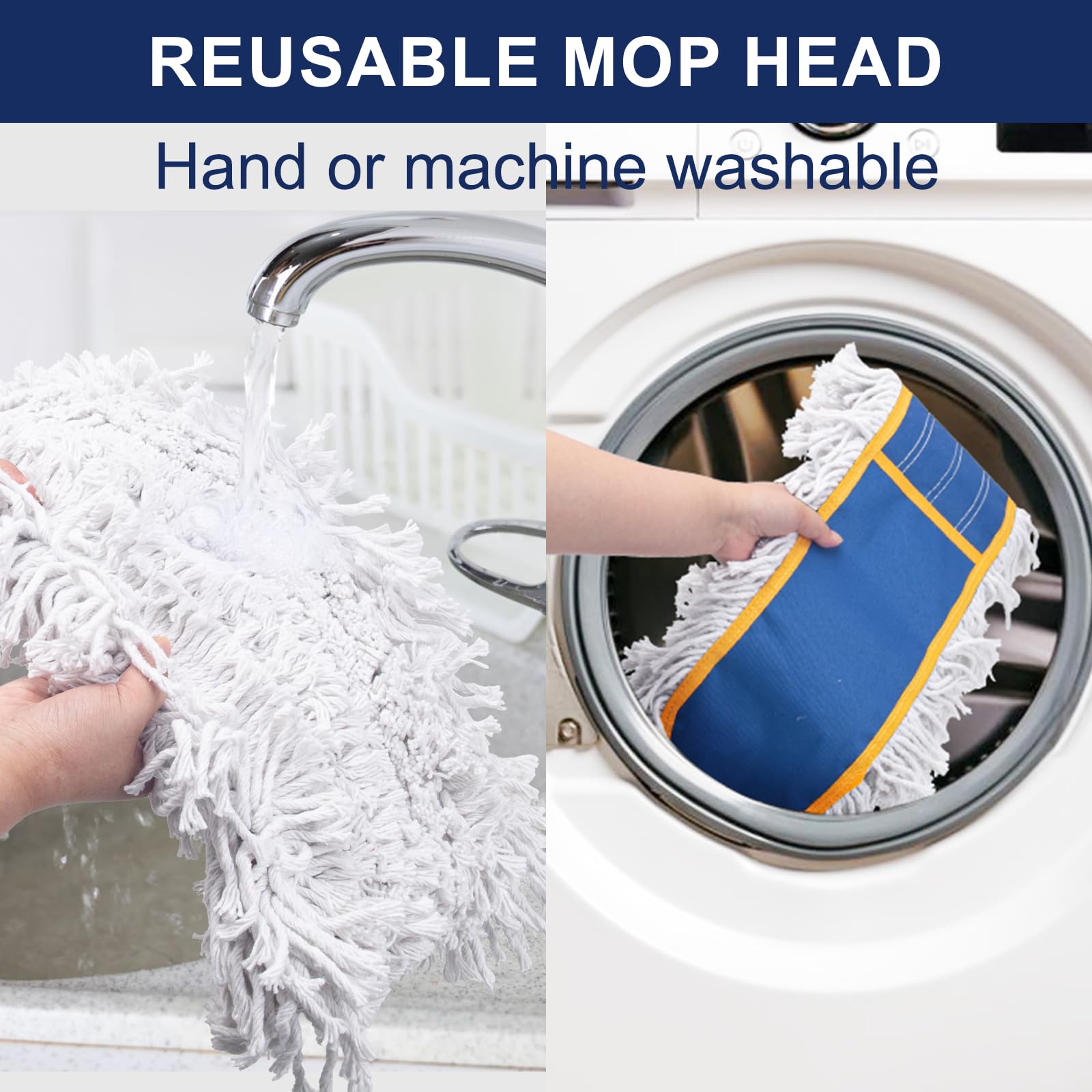 24" Commercial Dust Mop Replacement Heads