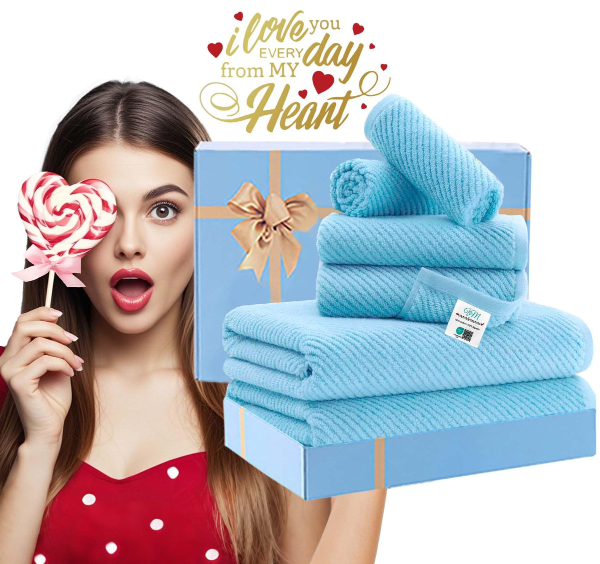 6PC Towel Set (6 Count)
