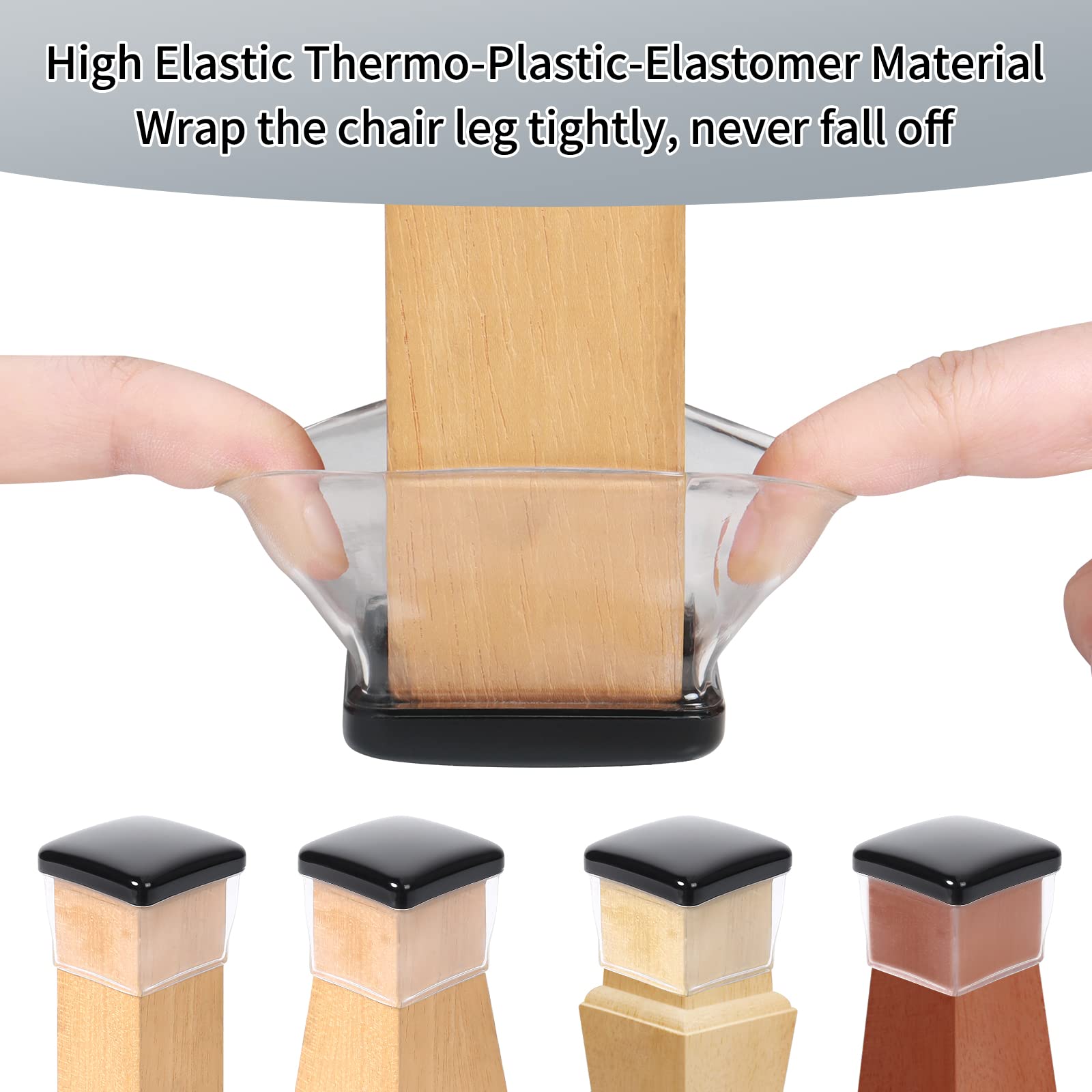 24 Pcs Chair Sliders for Carpet (24 Count)
