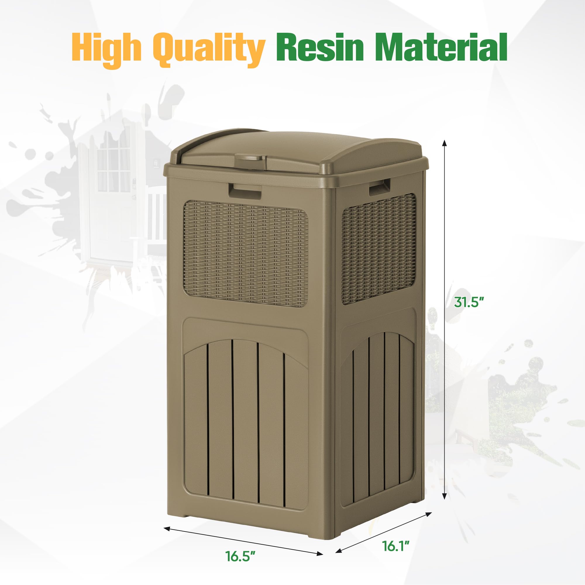 30 Gallon Trash Can