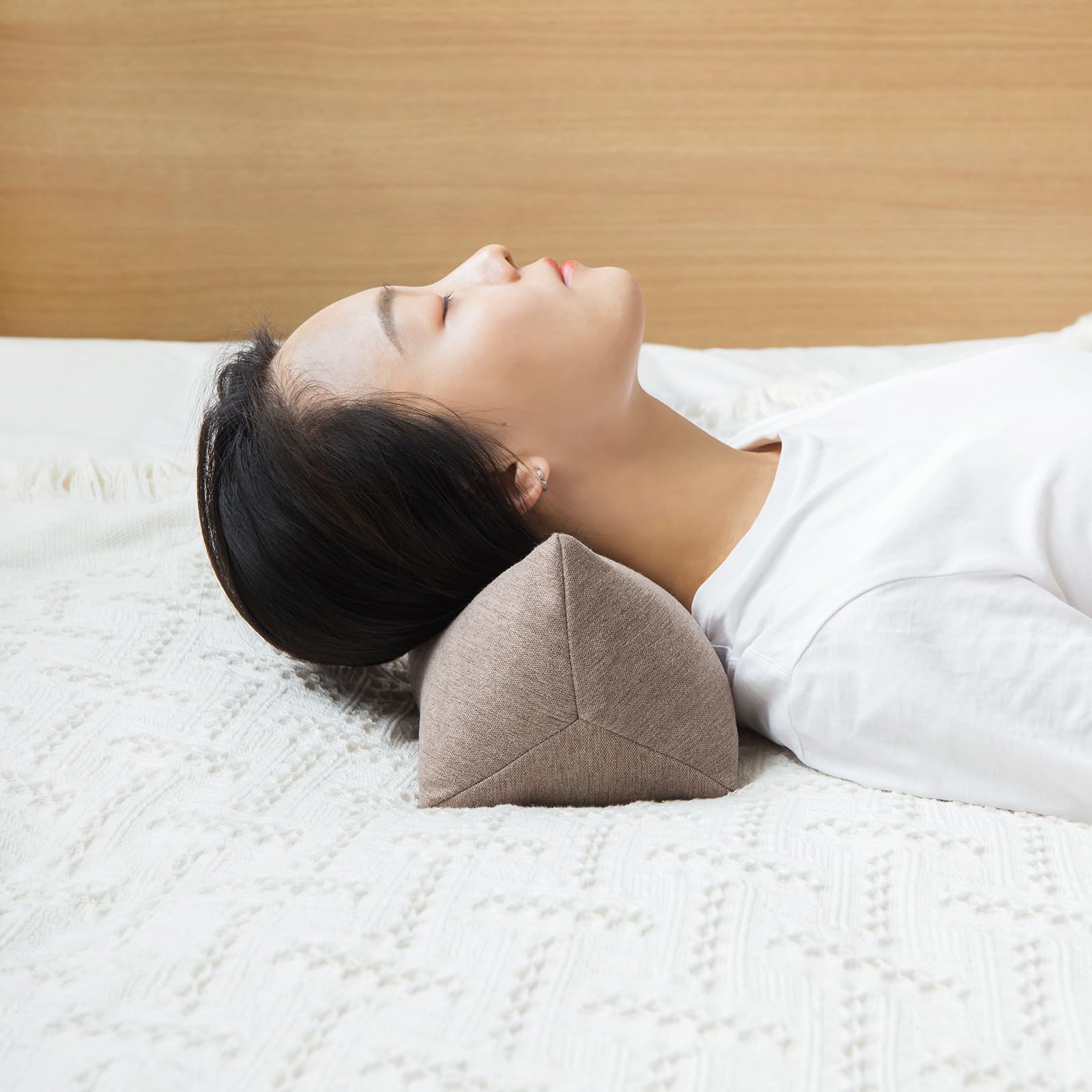 Buckwheat Neck Support Pillow Cervical Neck Cylinder Bolster Pillow