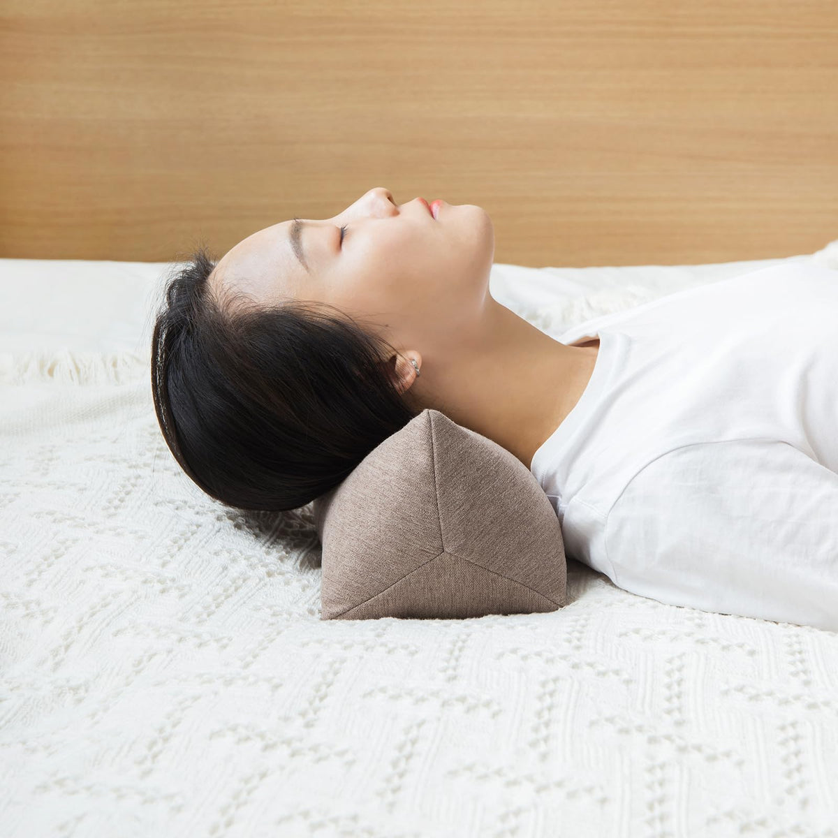Buckwheat Neck Support Pillow Cervical Neck Cylinder Bolster Pillow