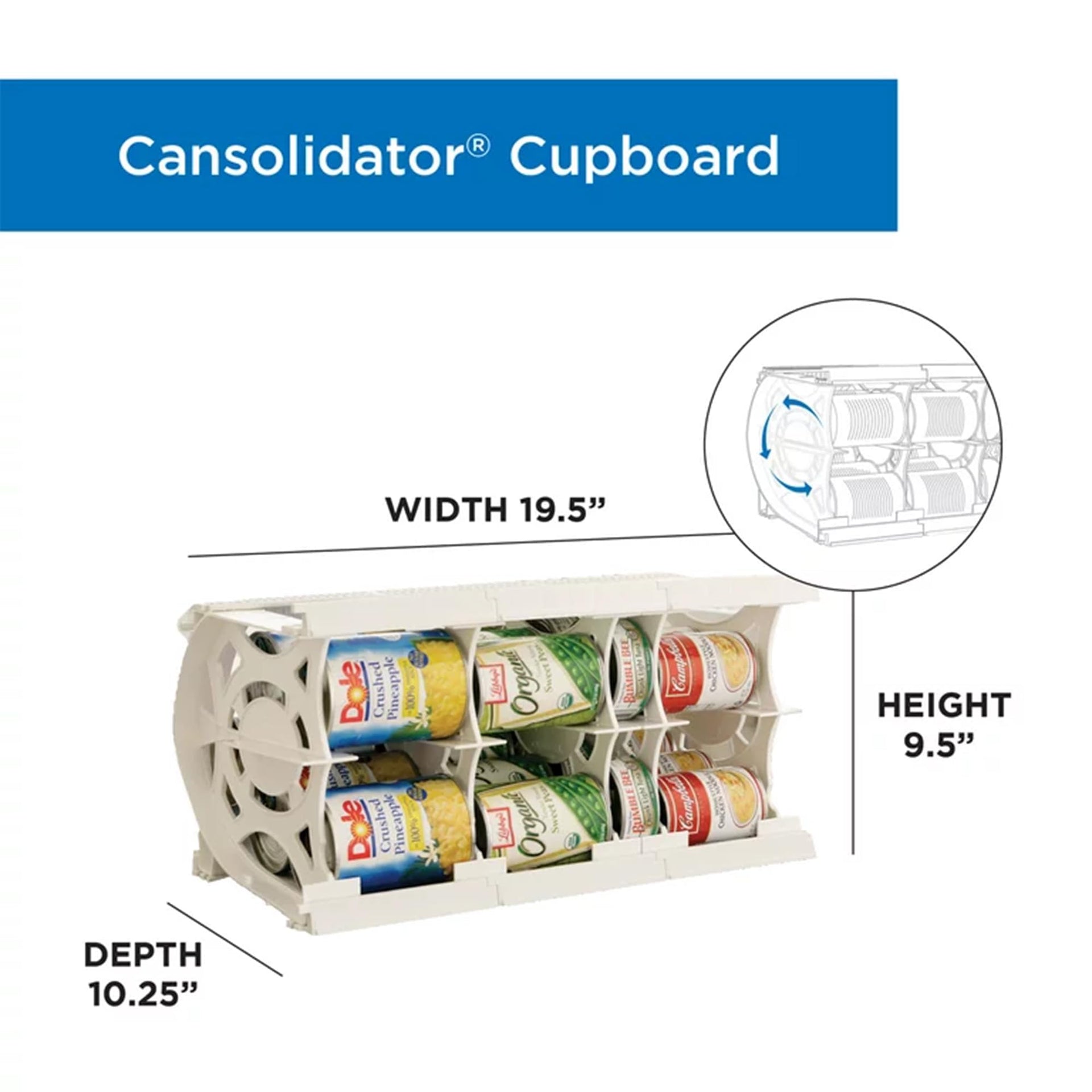 Cansolidator Cupboard (2 Count)