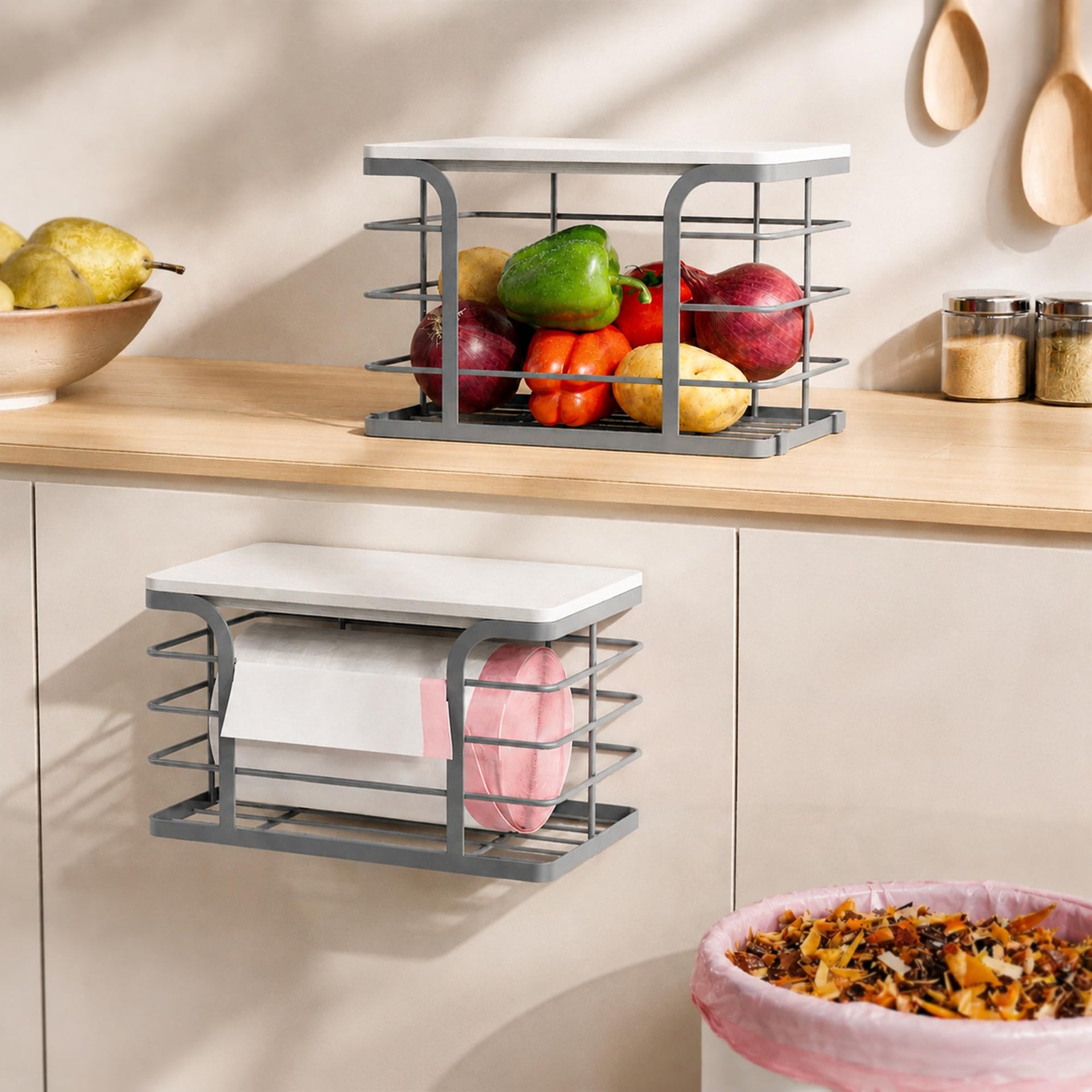 2 Pack Trash Bag Holder