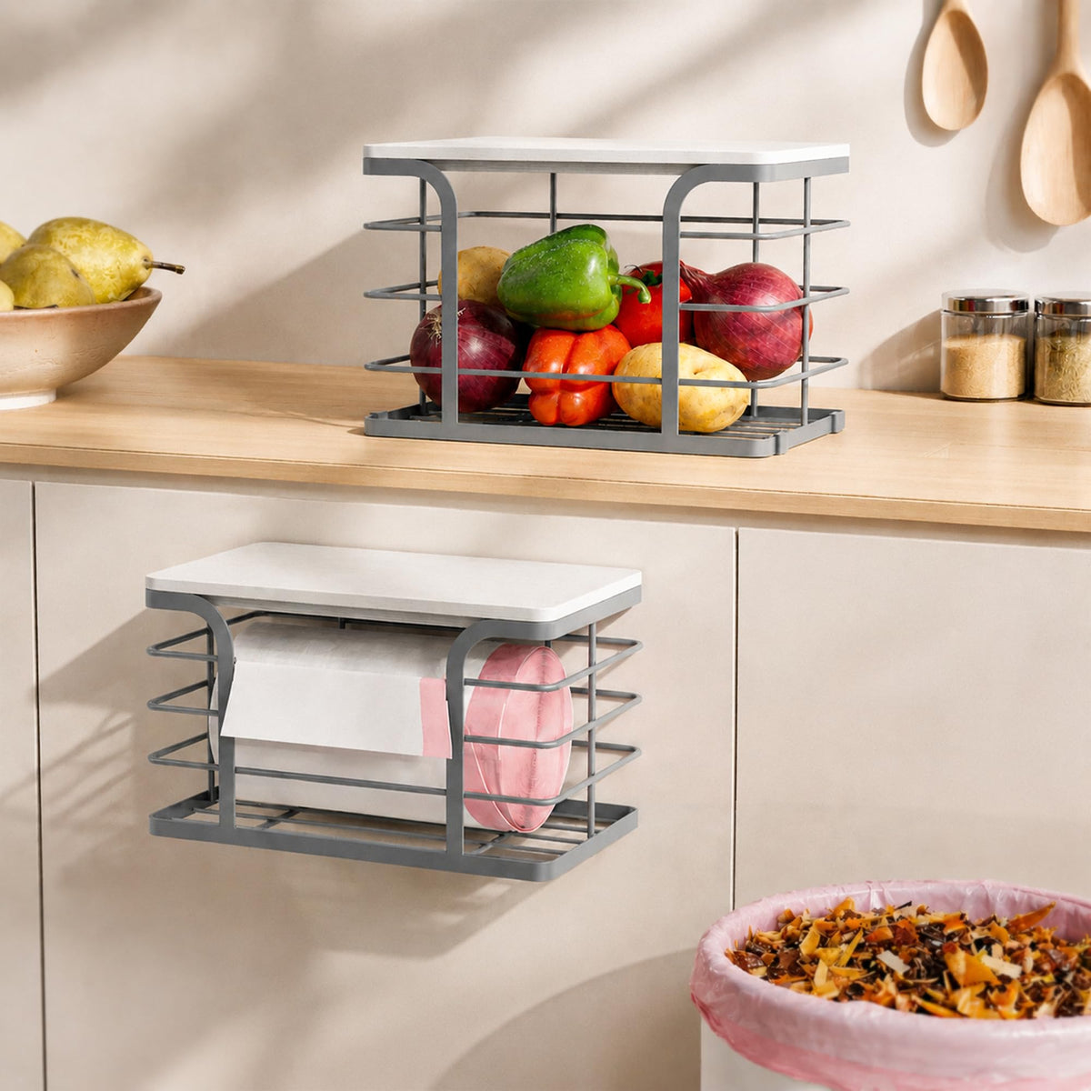 2 Pack Trash Bag Holder