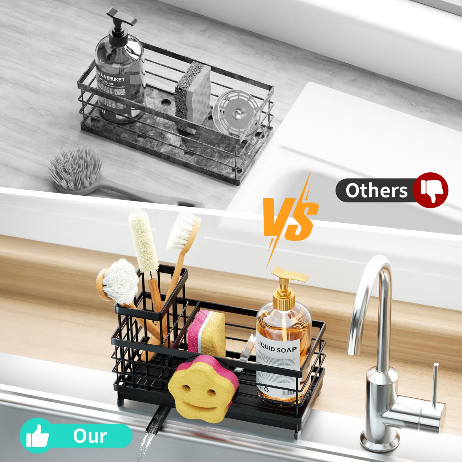 Sponge Holder for Kitchen Sink