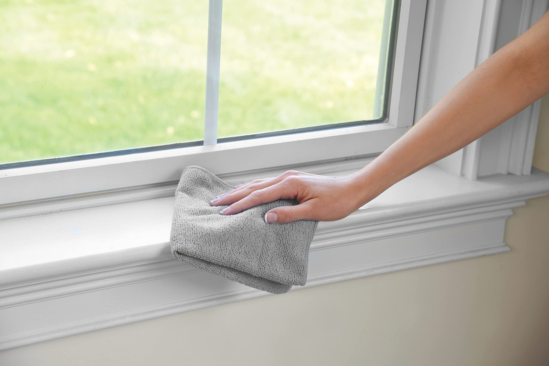 Microfiber Cloth Towels 24 Pack 14"x14" Non (24 Count)