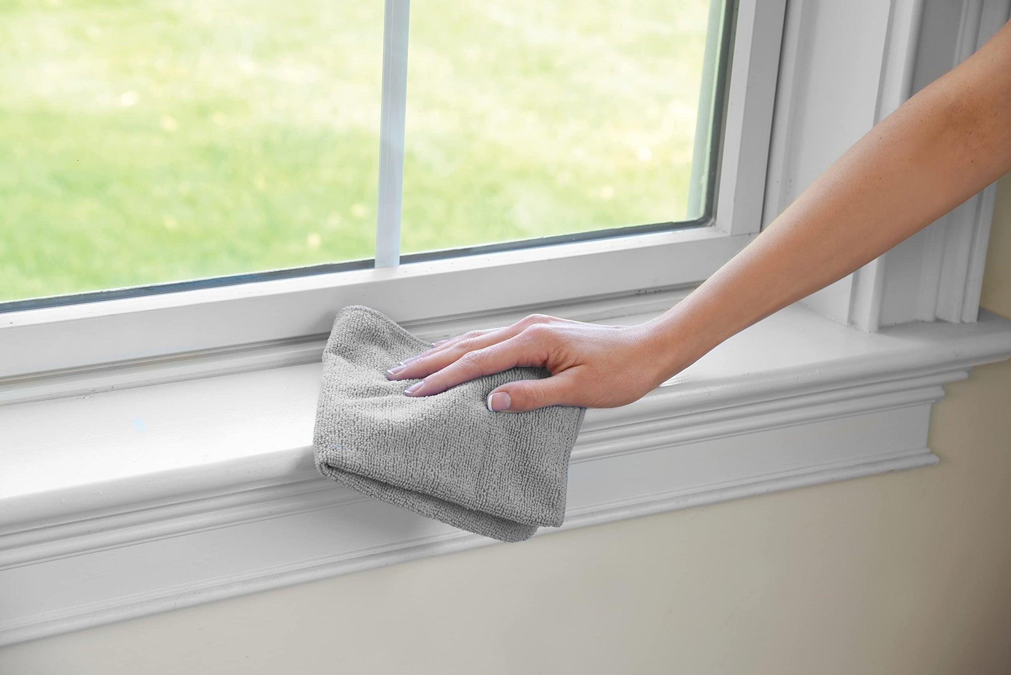 Microfiber Cloth Towels 24 Pack 14"x14" Non (24 Count)