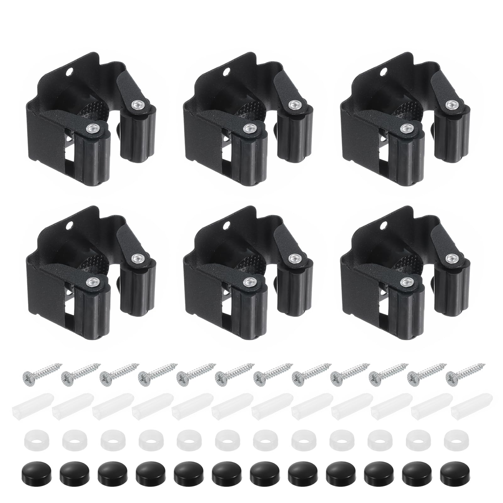 12pcs Mop Broom Holder Wall Mount