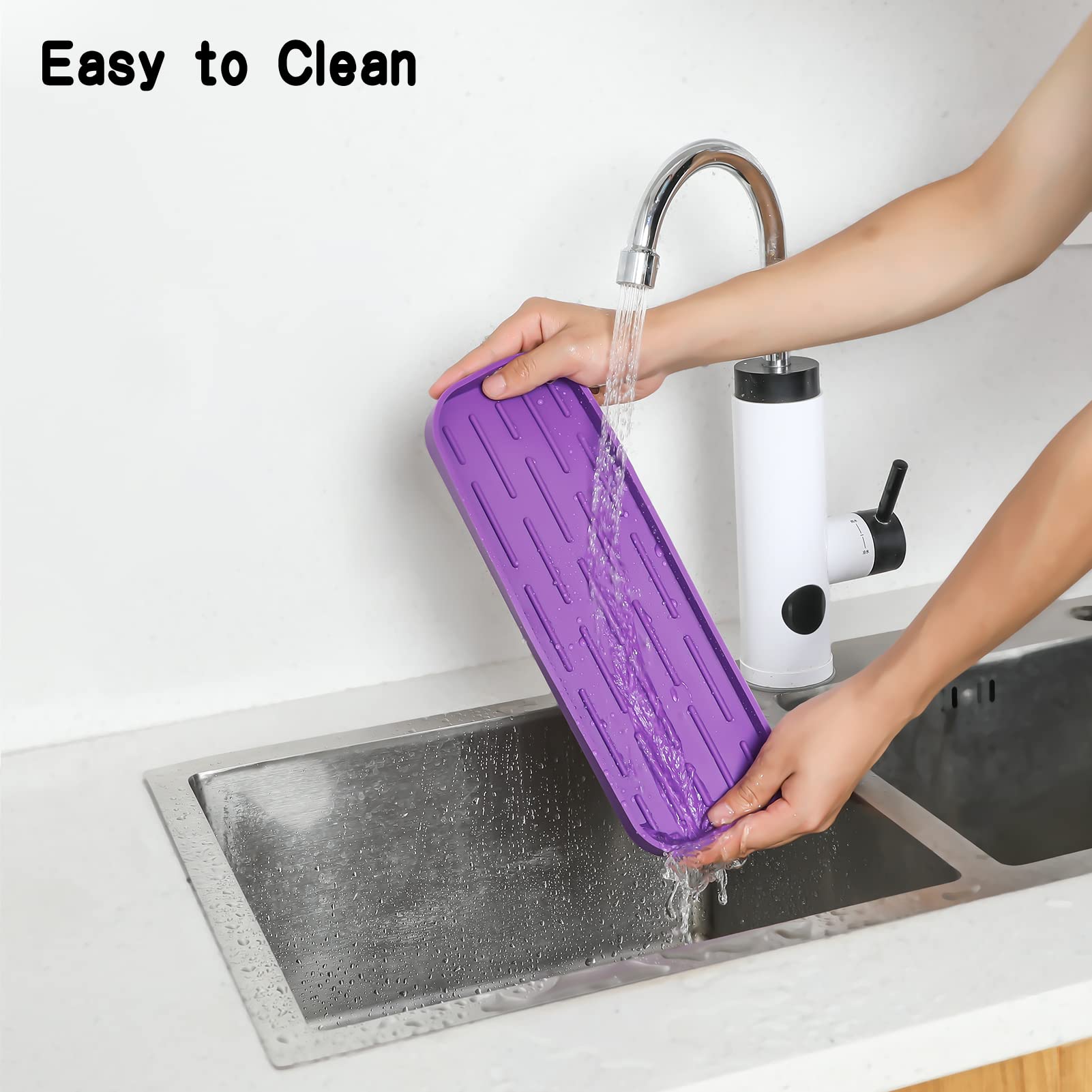 Silicone Kitchen Sink Organizer Tray for Multiple Usage