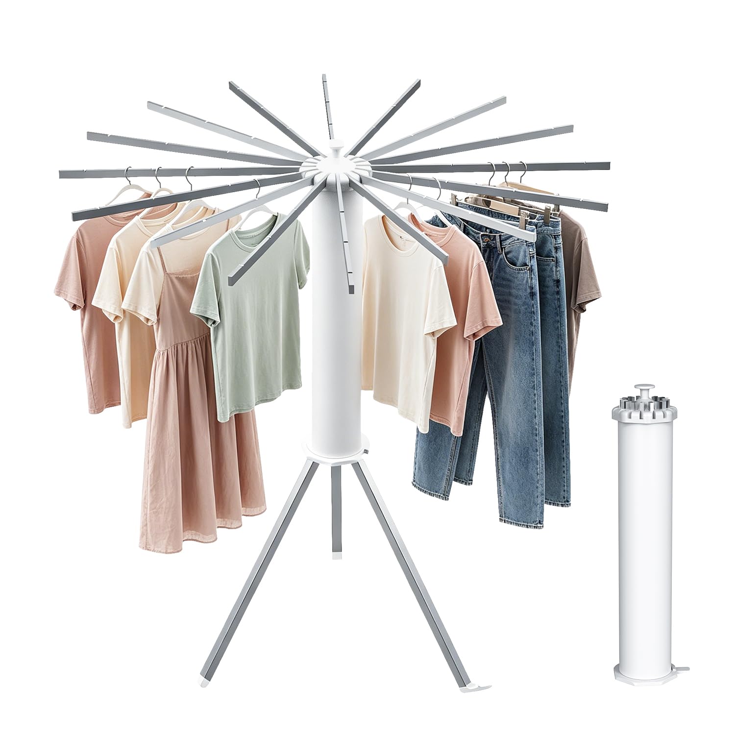 Tripod Foldable Clothes Rack